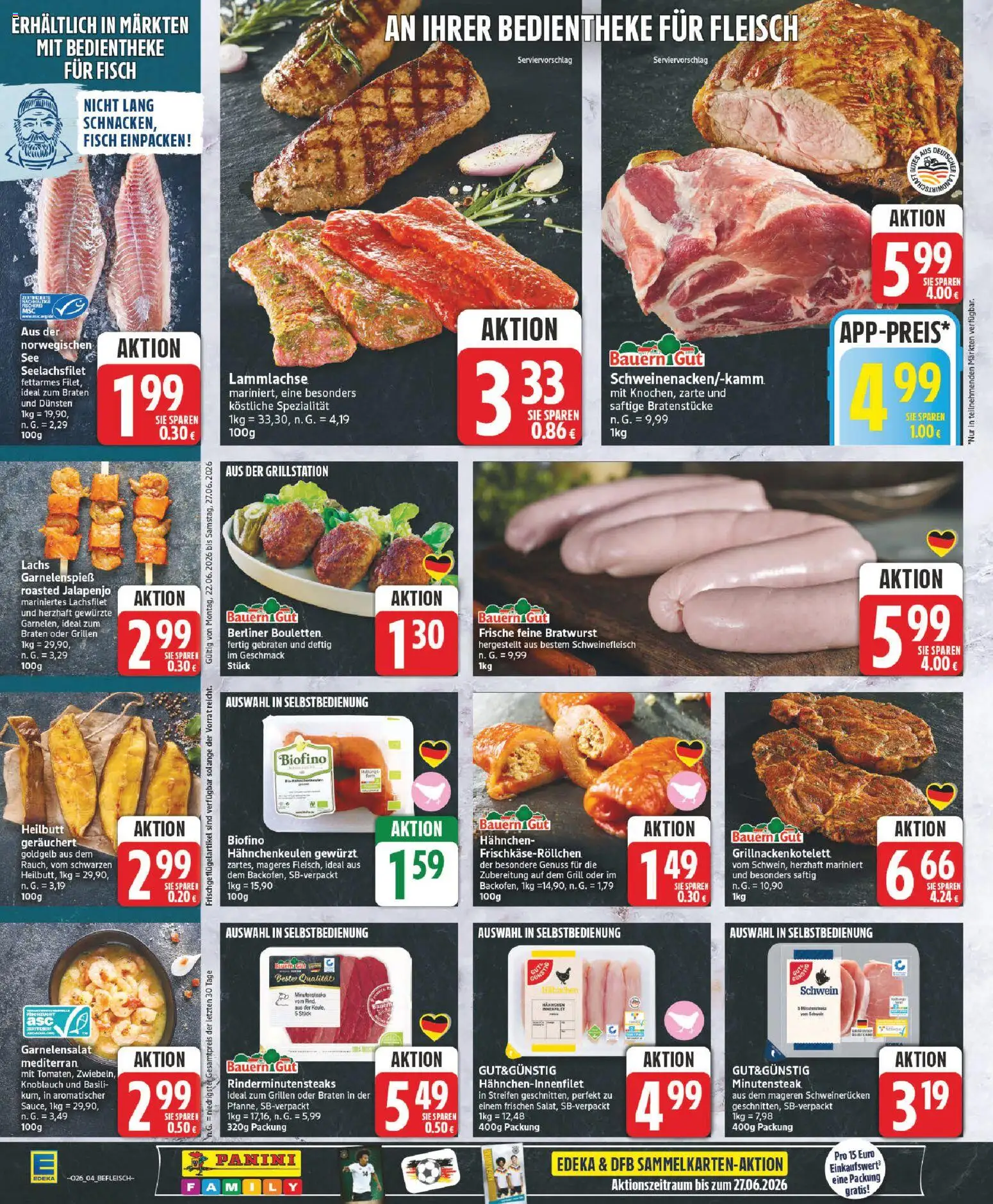 Edeka Prospekt | 22.06.2026 | Wie erhält man einen begrenzten Rabatt? | Deutschland