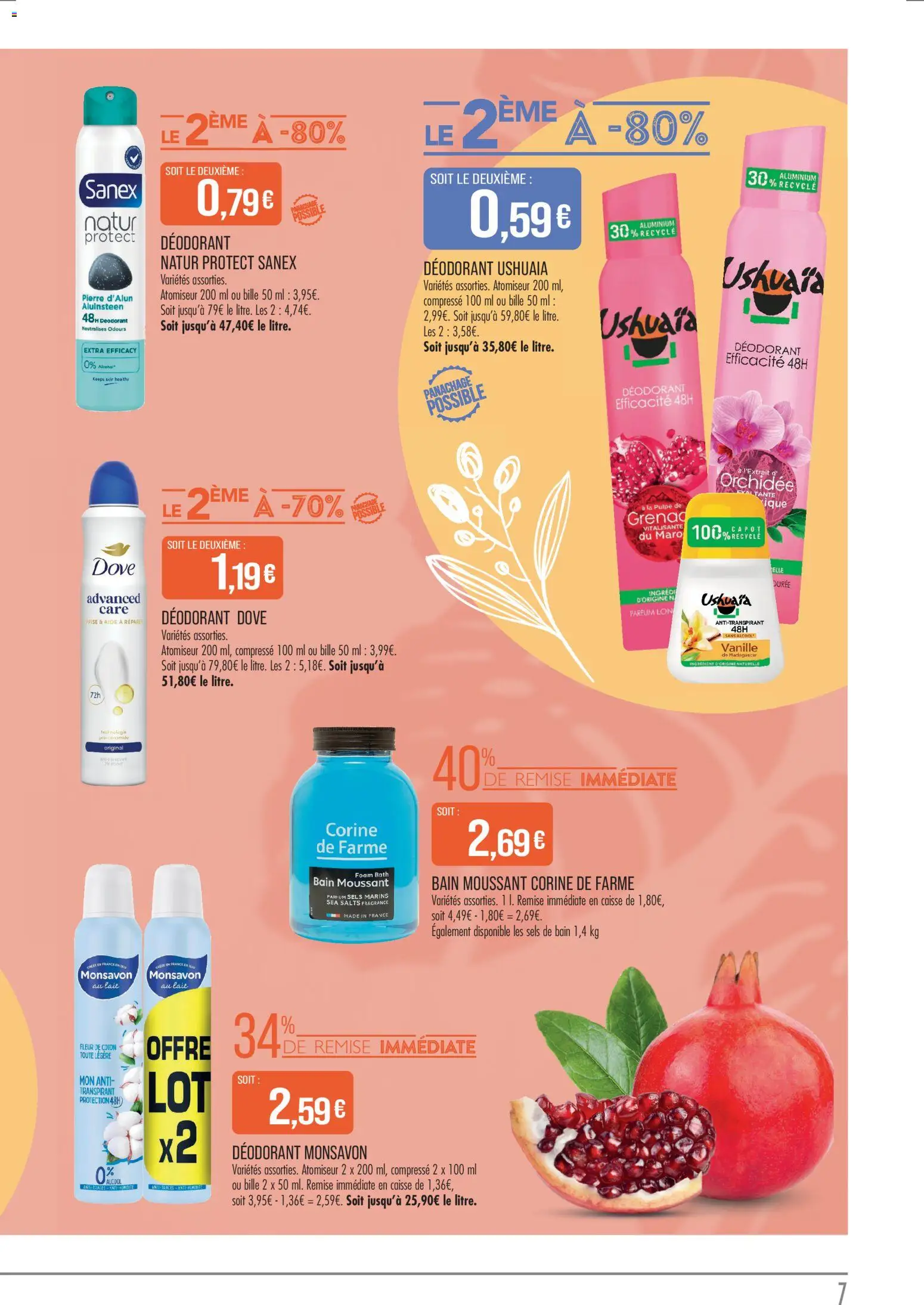 {H1} | Page: 7 | Produits: Coton, Sels de bain, Prise, Orchidée
