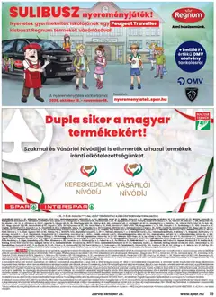 Spar akciós újság - amely érvényes a következő dátumtól: 2026.10.22. | Oldal: 19