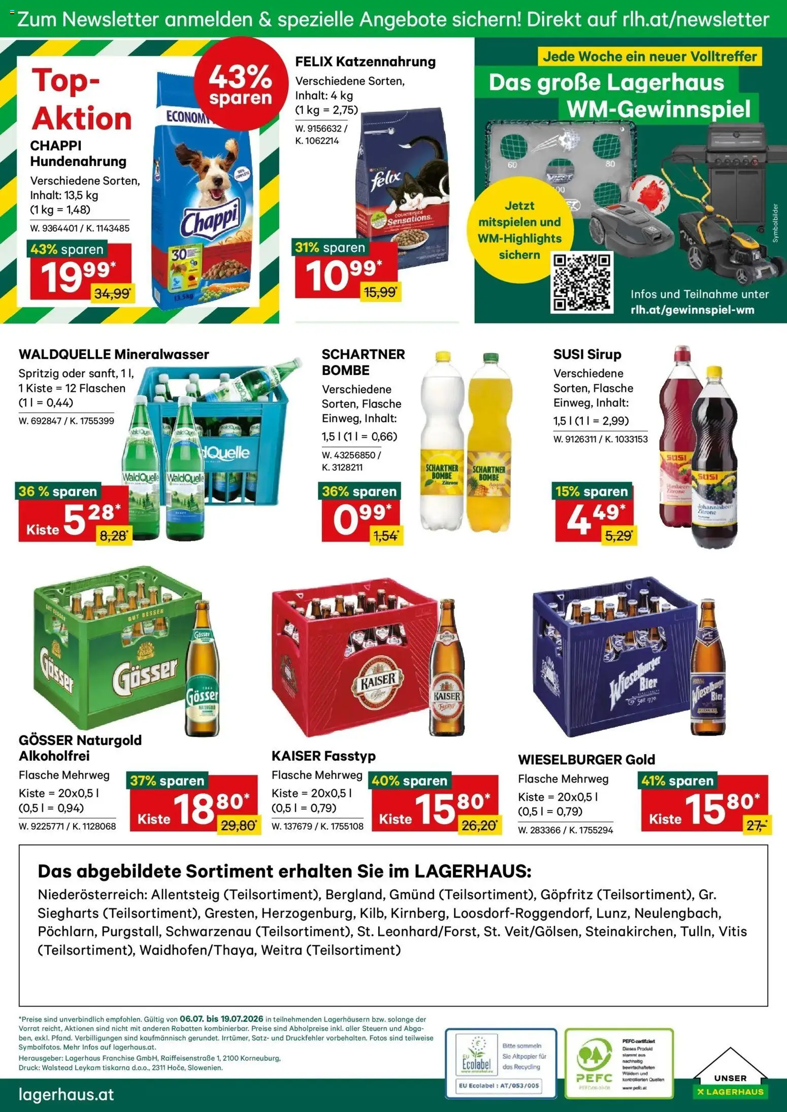 Lagerhaus - Wochen Angebote gültig ab 05.07.2026 | Seite: 6 | Produkte: Zitrone, Bier