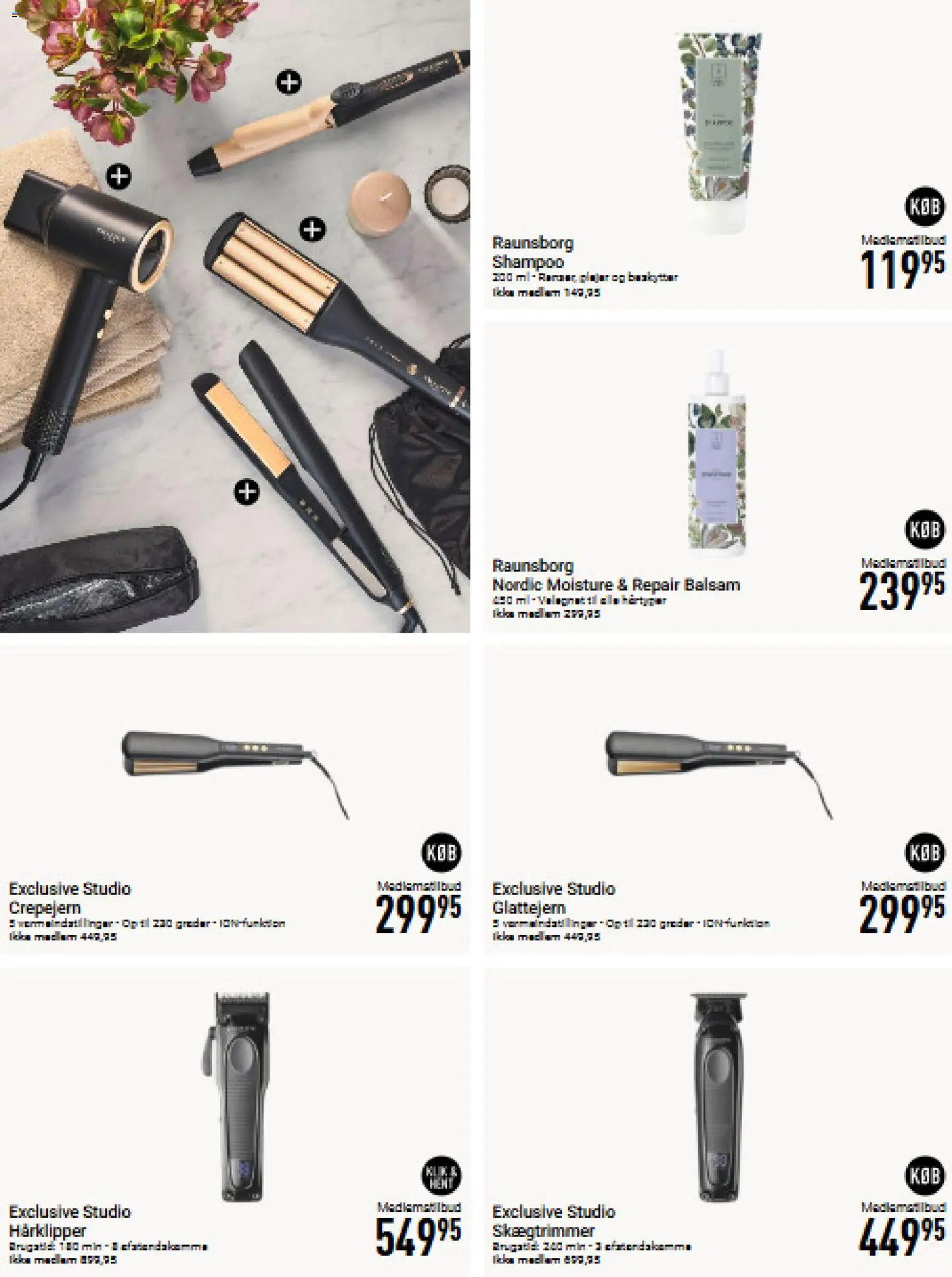 Imerco tilbudsavis – gyldig fra 24/08/2026 | Side: 53 | Produkter: Shampoo, Balsam, Hårklipper, Glattejern