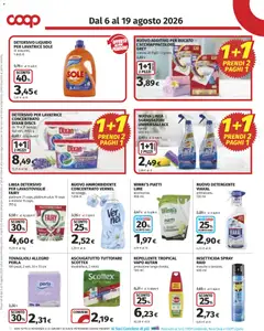 Anteprima del volantino COOP volantino valido a partire dal 06/08/2026 | Pagina: 18 | Prodotti: Lime, Data, Asciugatutto, Insetticida