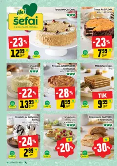 IKI leidinys galioja nuo 15.06.2026 | Puslapis: 16 | Prekių: Tortas, Pyragas, Krepšelis