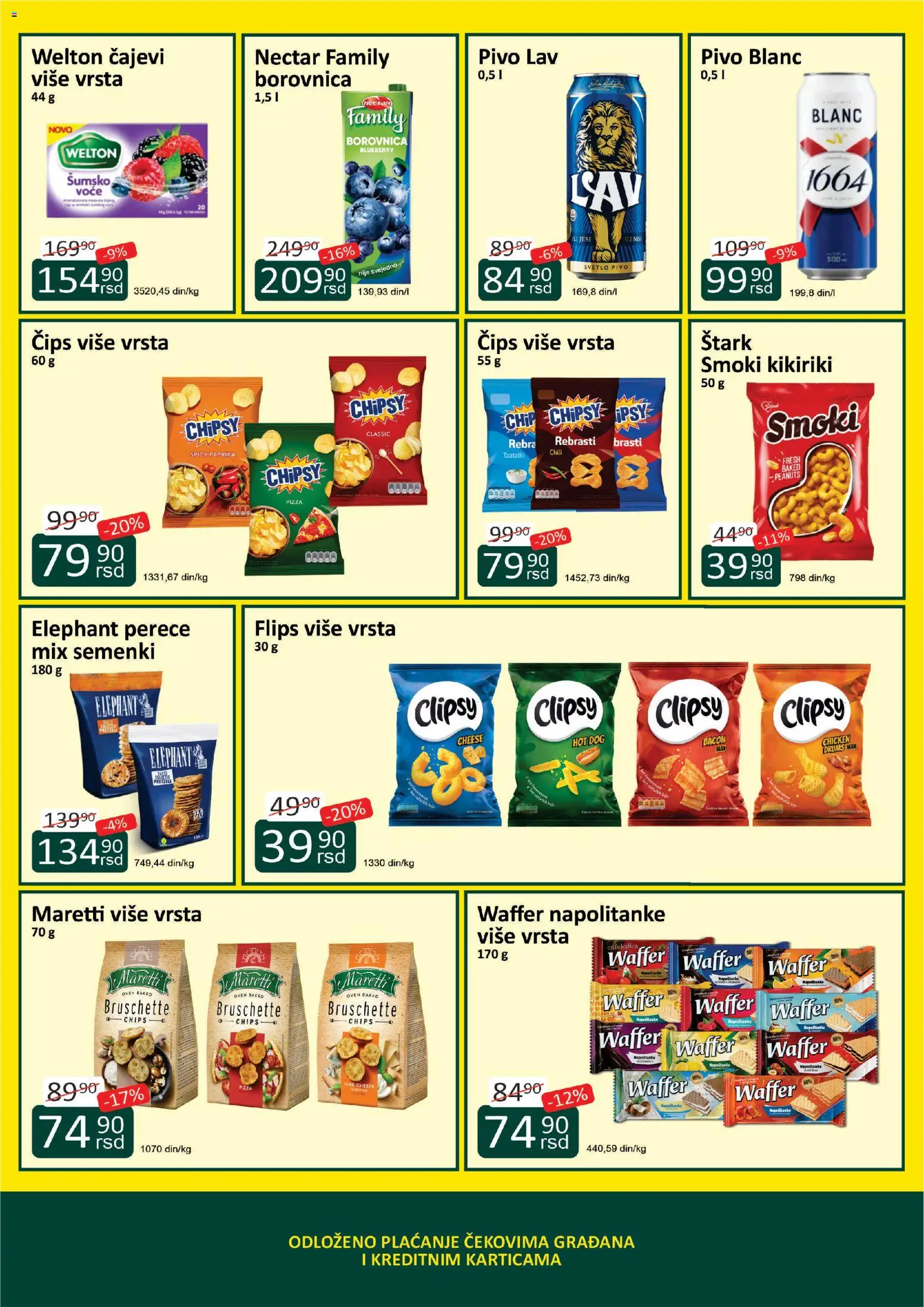 ŽINASA katalog - važi od 01.10.2026 | Strana: 5 | Proizvode: Voće, Čips, Smoki, Pivo