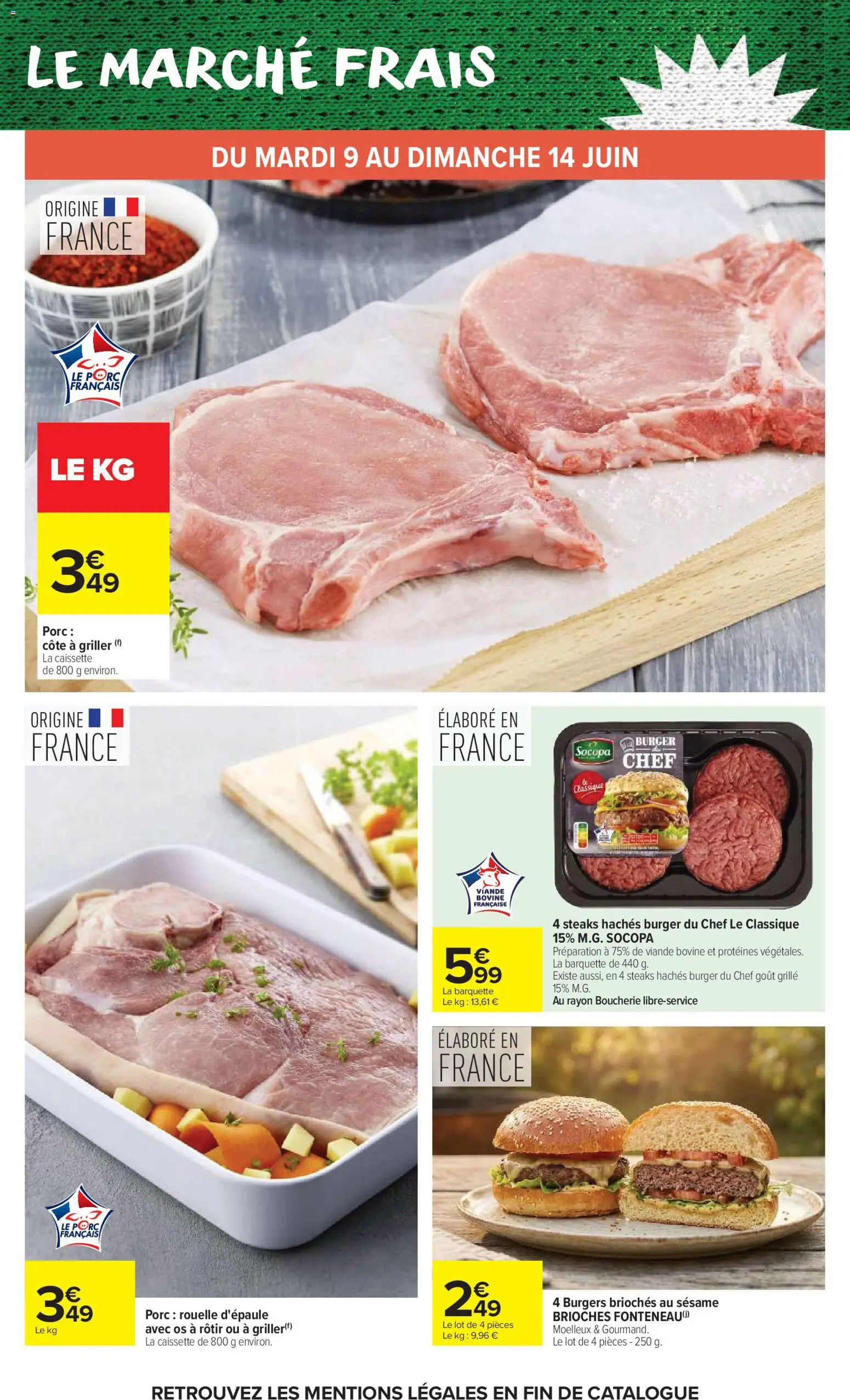 {H1} | Page: 22 | Produits: Viande, Porc, Viande bovine