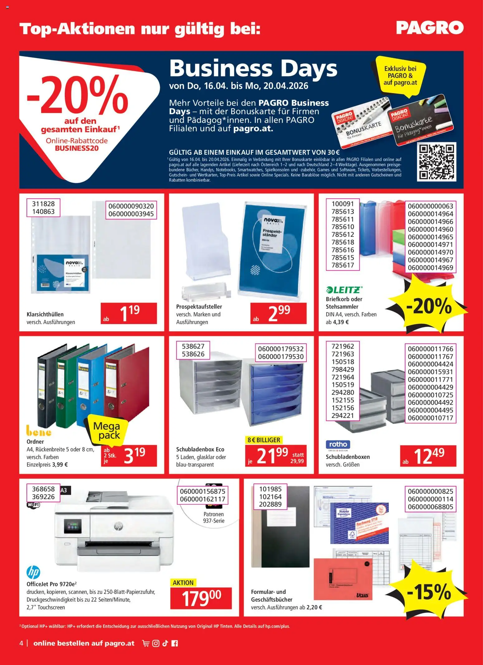 Pagro-Diskont Flugblatt gültig ab 16.04.2026 | Seite: 4