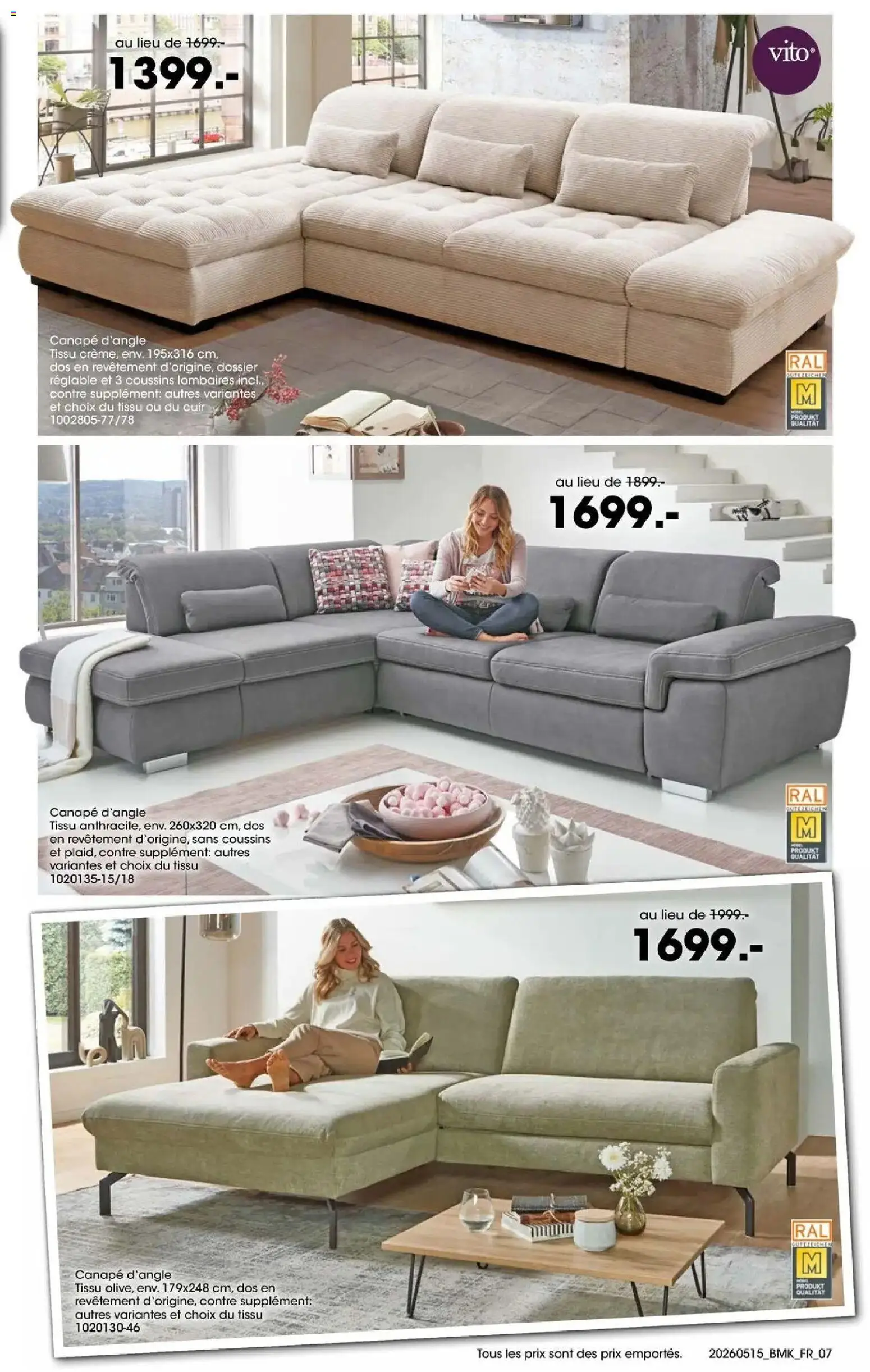 {H1} | Page: 7 | Produits: Canapé