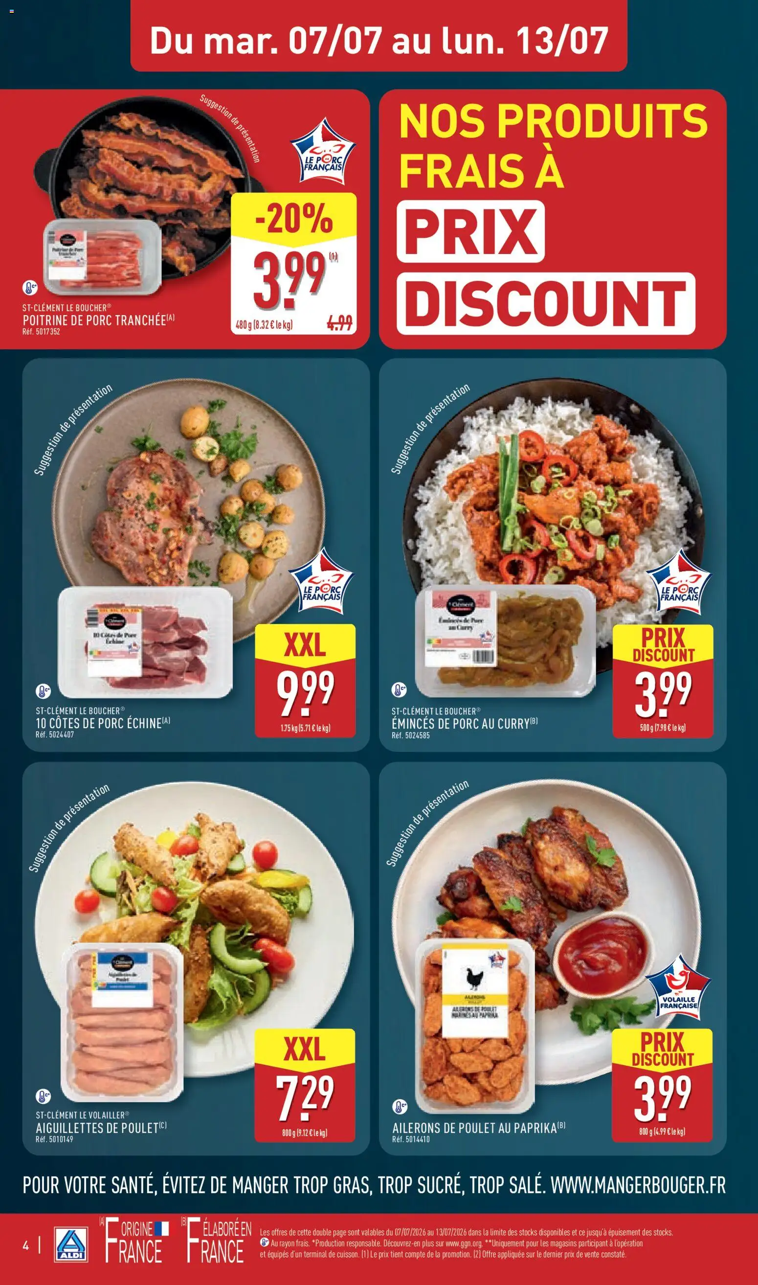 {H1} | Page: 6 | Produits: Paprika, Poitrine de porc, Ribs, Porc