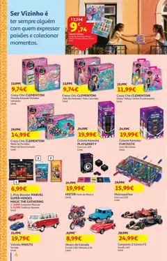 Pré-visualização Auchan - Férias de Verão - Tempos Livres válido de 07/07/2026 | Página: 4 | Produtos: Microfone, Verniz