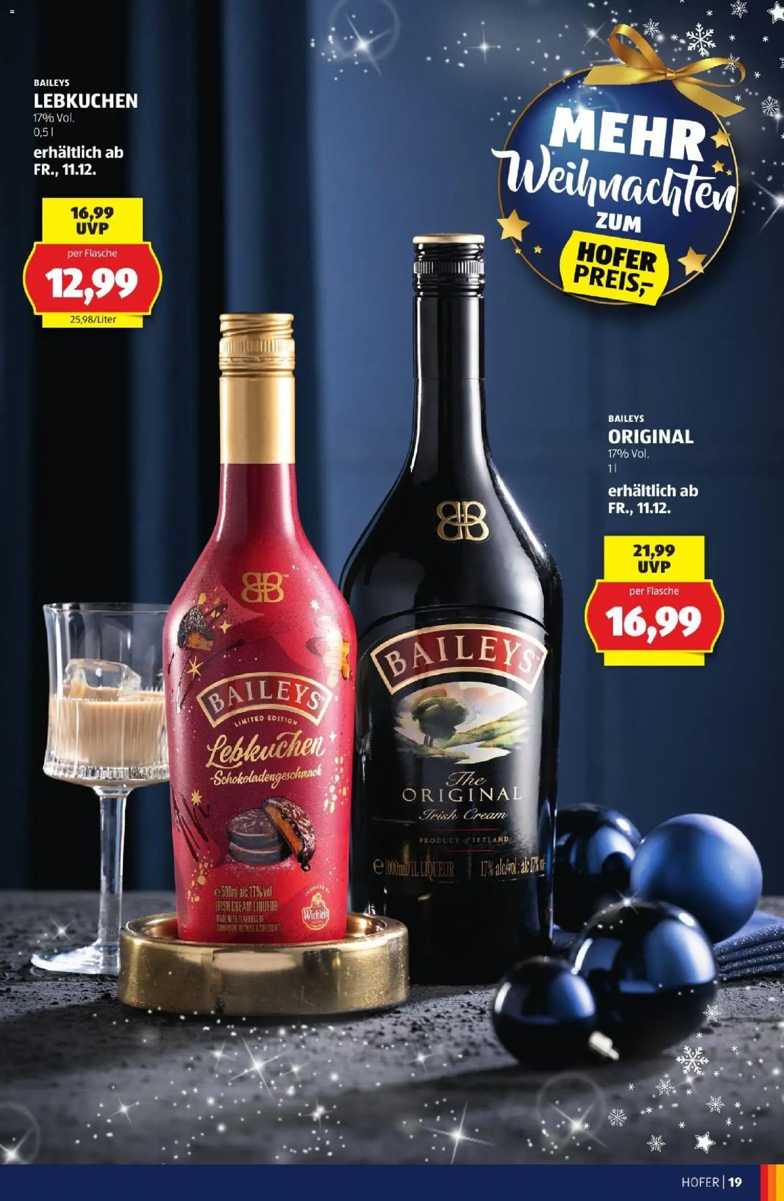 Hofer Weihnachtskatalog gültig ab 28.10.2026 | Seite: 19 | Produkte: Lebkuchen