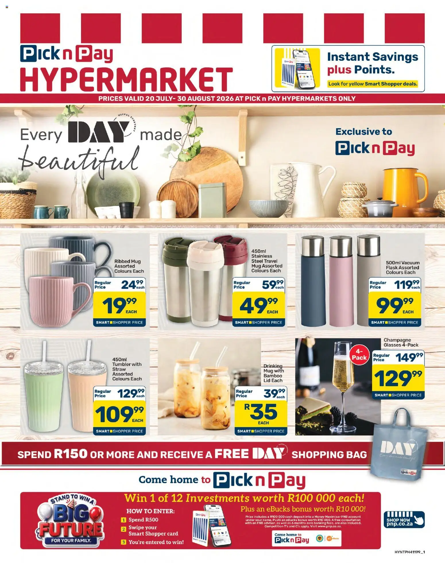 Pick n Pay - Hypermarket DAY Specials (20/07/2026 catalogue cover