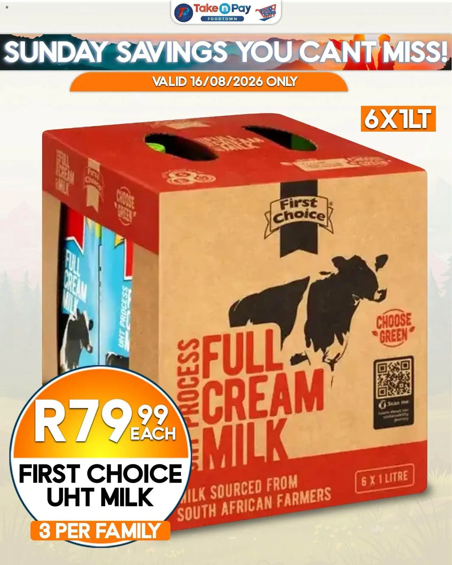New Take n Pay catalogue – valid from 16/08/2026 | Page: 3 | Products: Milk, Cream