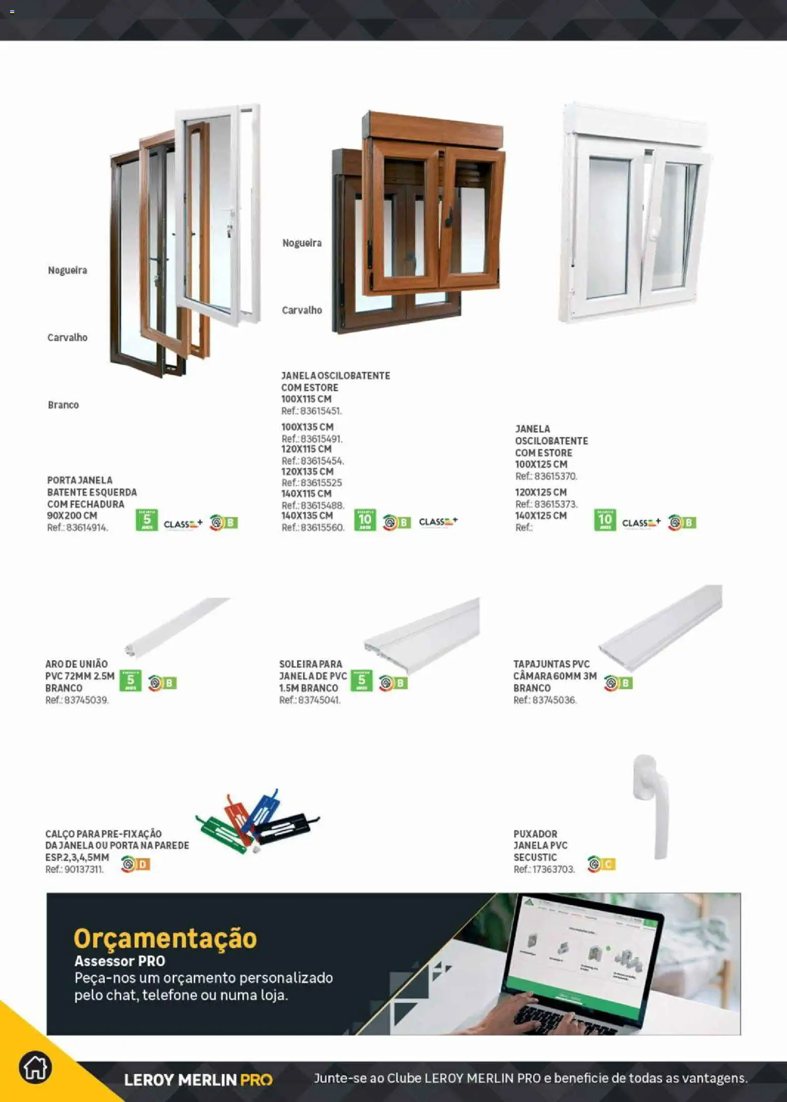 Leroy Merlin Catálogo Pro │ válido de 09.06.2026 | Página: 132 | Produtos: Telefone, Porta, Janela