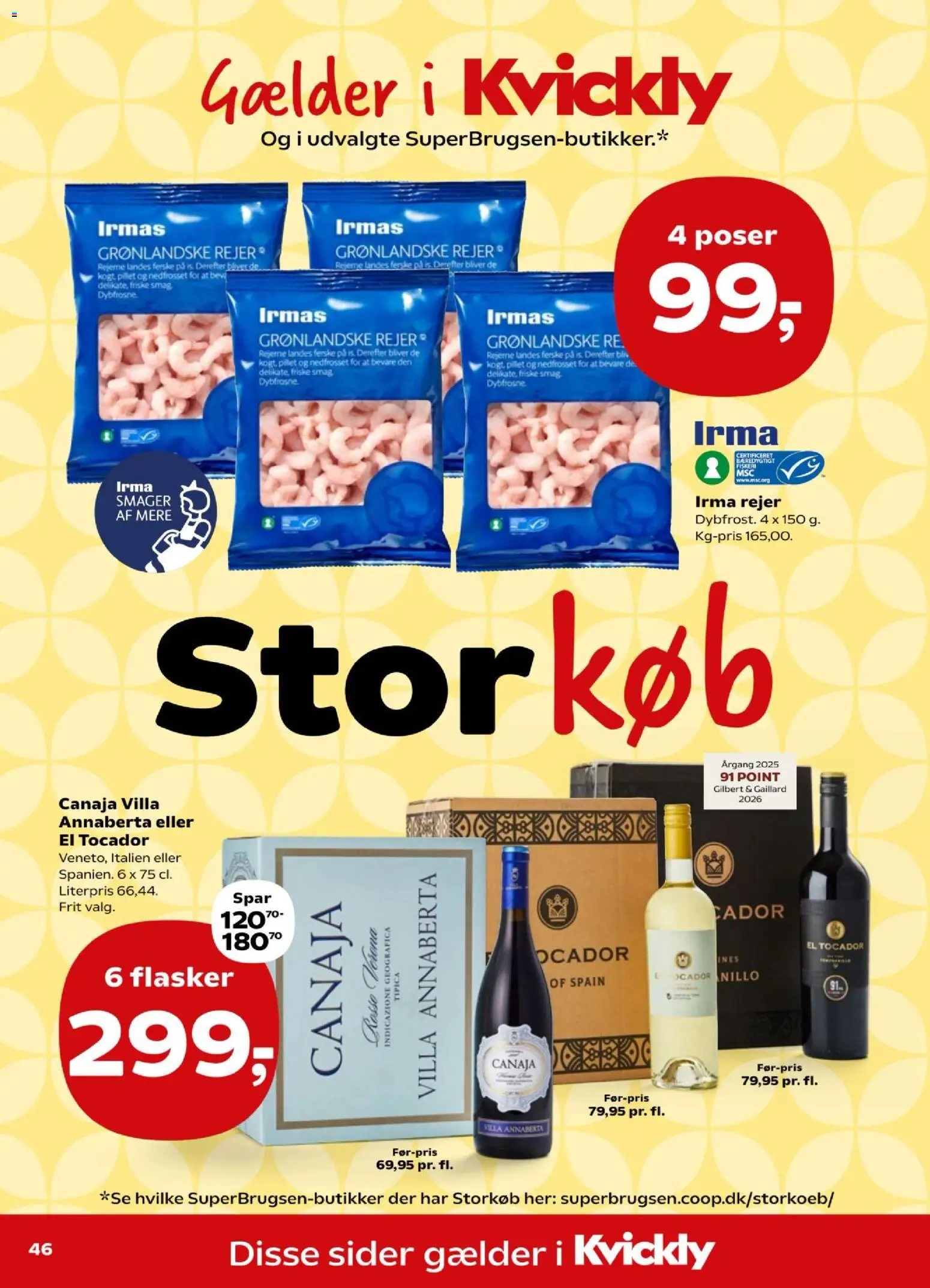 Kvickly tilbudsavis – gyldig fra 21/08/2026 | Side: 48 | Produkter: Rejer