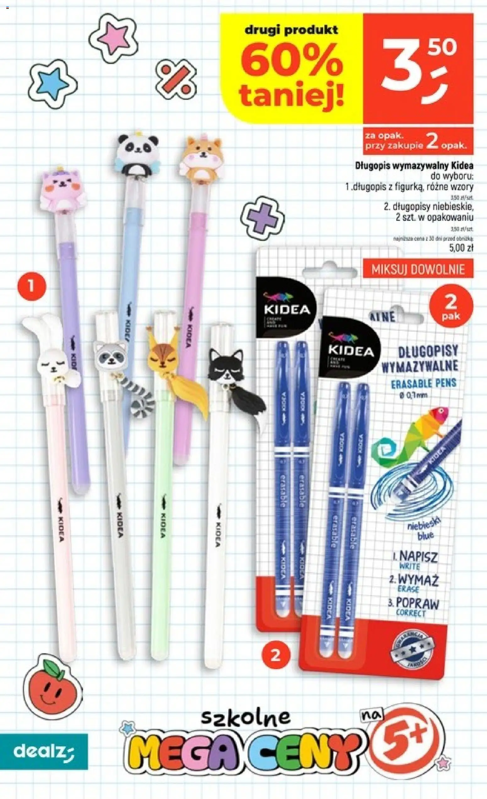 Dealz gazetka od 13.08.2026 | Strona: 44 | Produkty: Długopisy