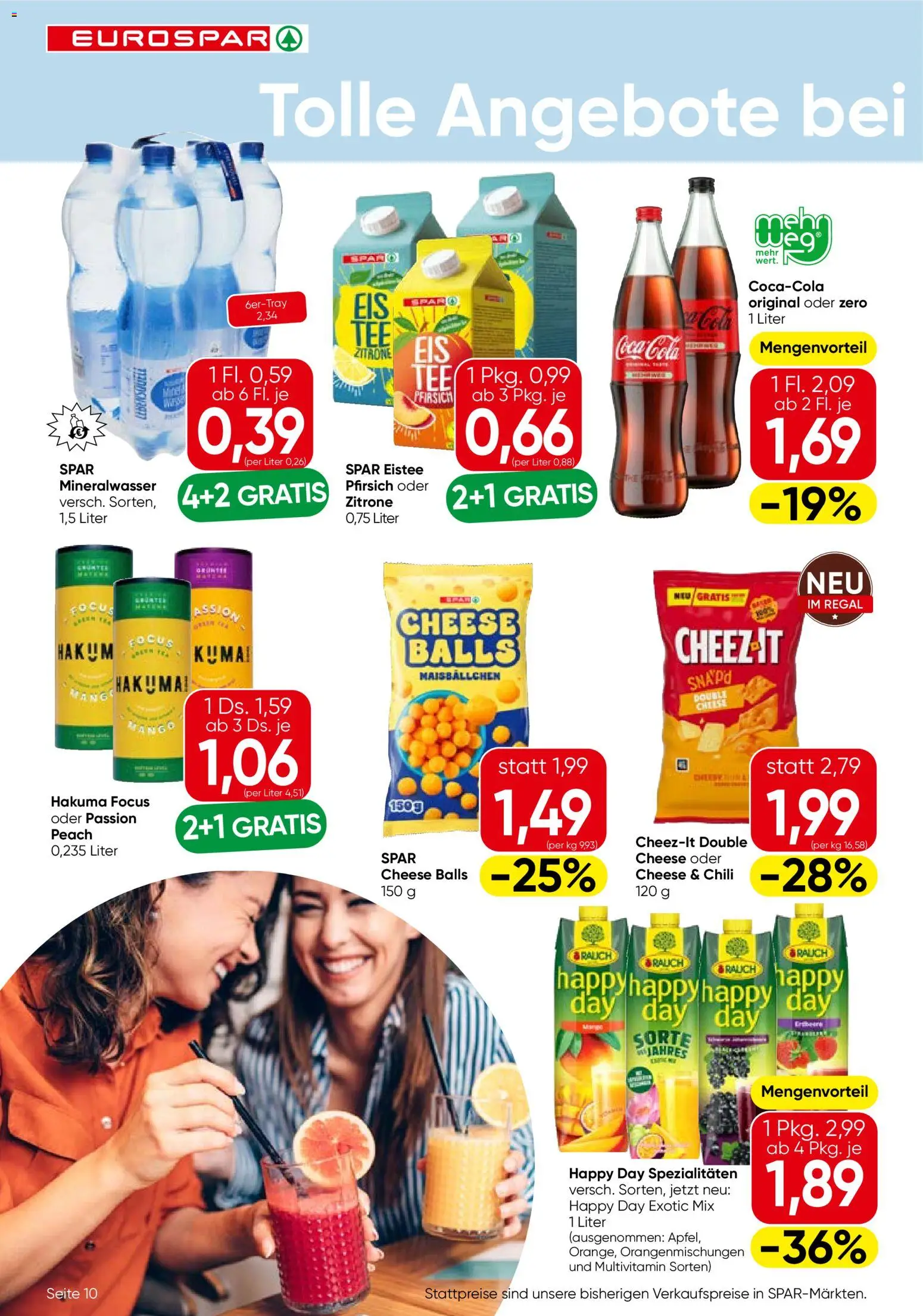 Eurospar Flugblatt gültig ab 21.05.2026 | Seite: 10 | Produkte: Zitrone, Pfirsich, Chili, Papier blanc