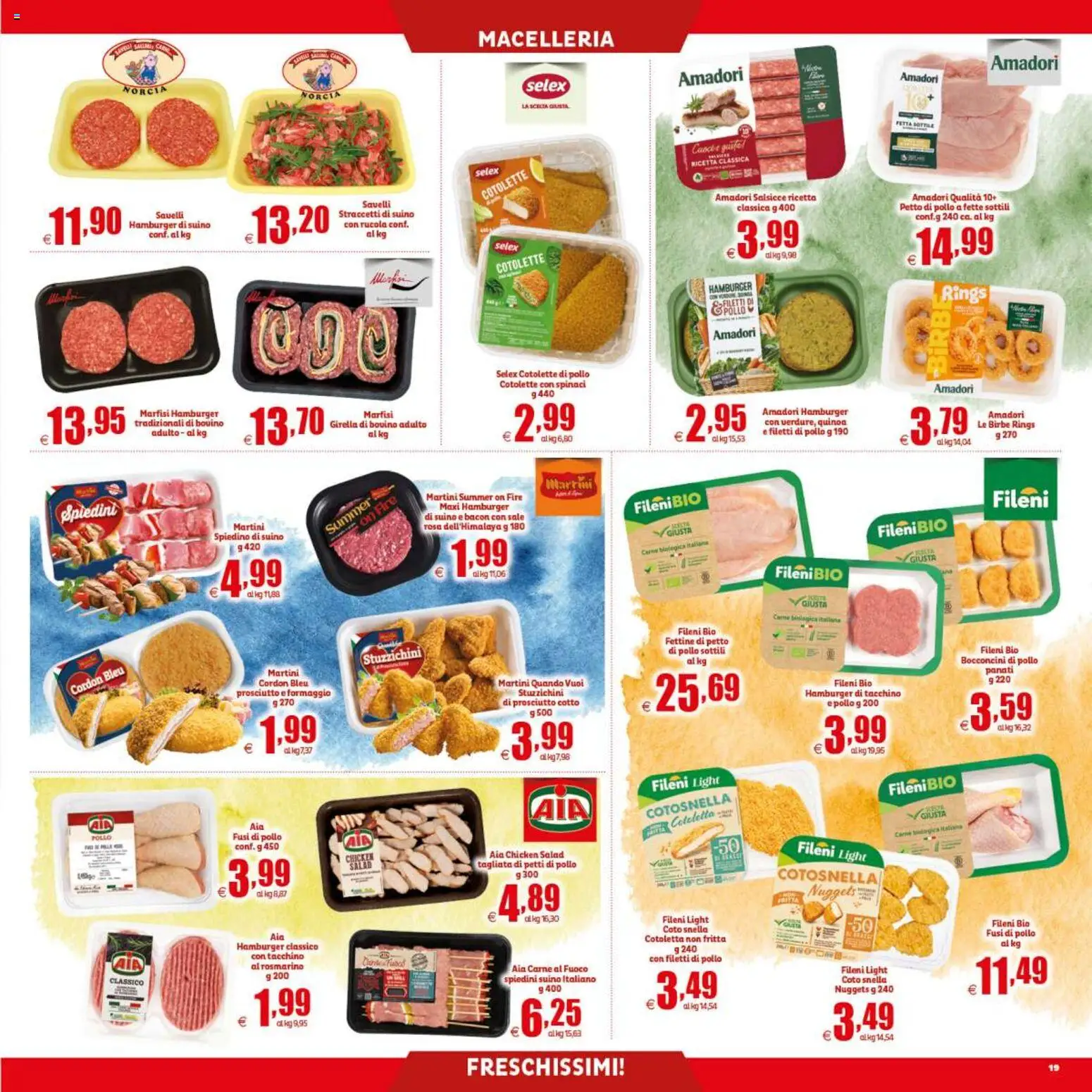 Volantino Elite Supermercati del 04/09/2026 | Pagina: 19 | Prodotti: Petto di Pollo, Suino, Martini, Salsicce