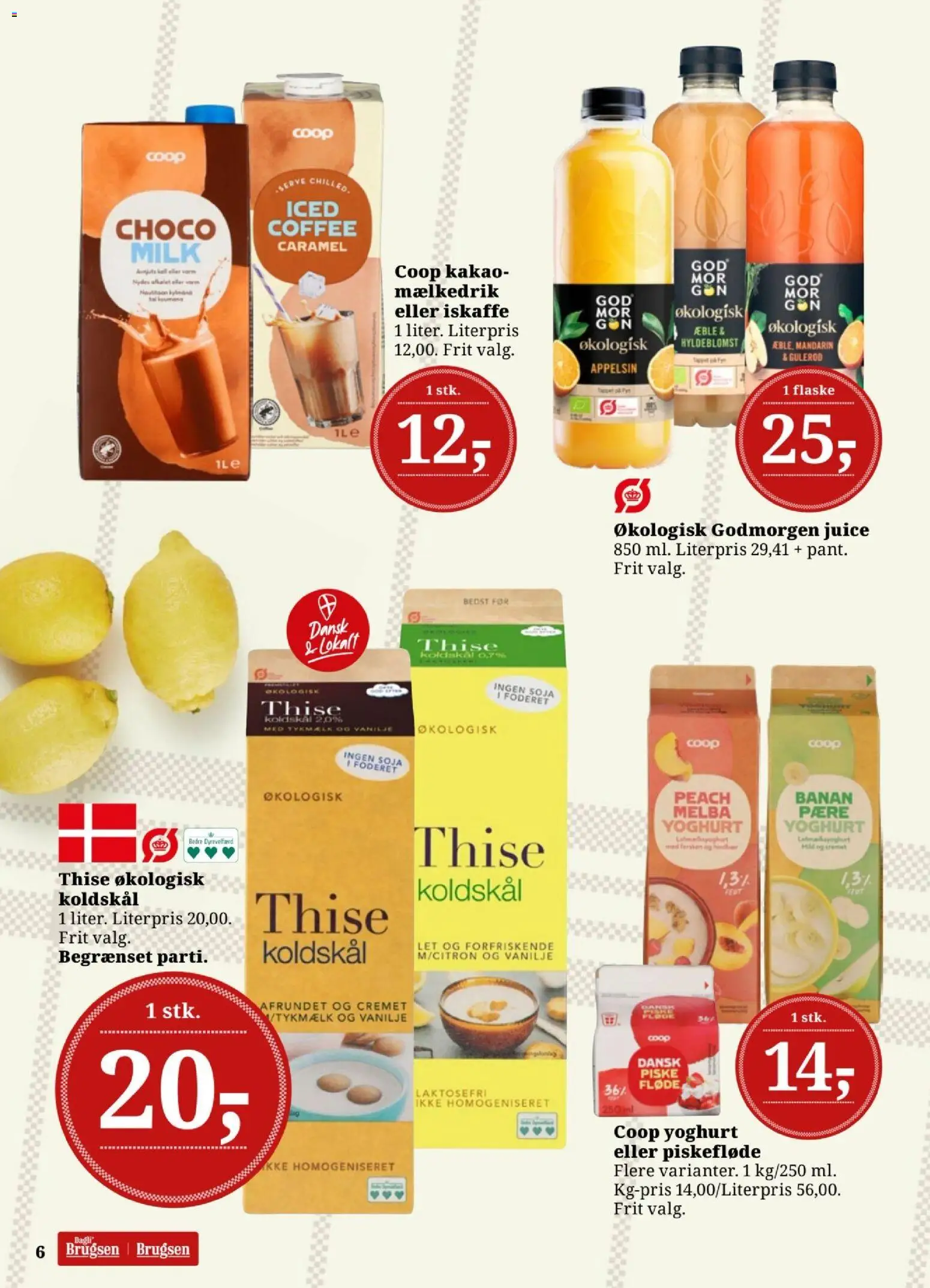 Dagli'Brugsen tilbudsavis – gyldig fra 17/07/2026 | Side: 8 | Produkter: Juice, Koldskål, Fløde, Vanilje