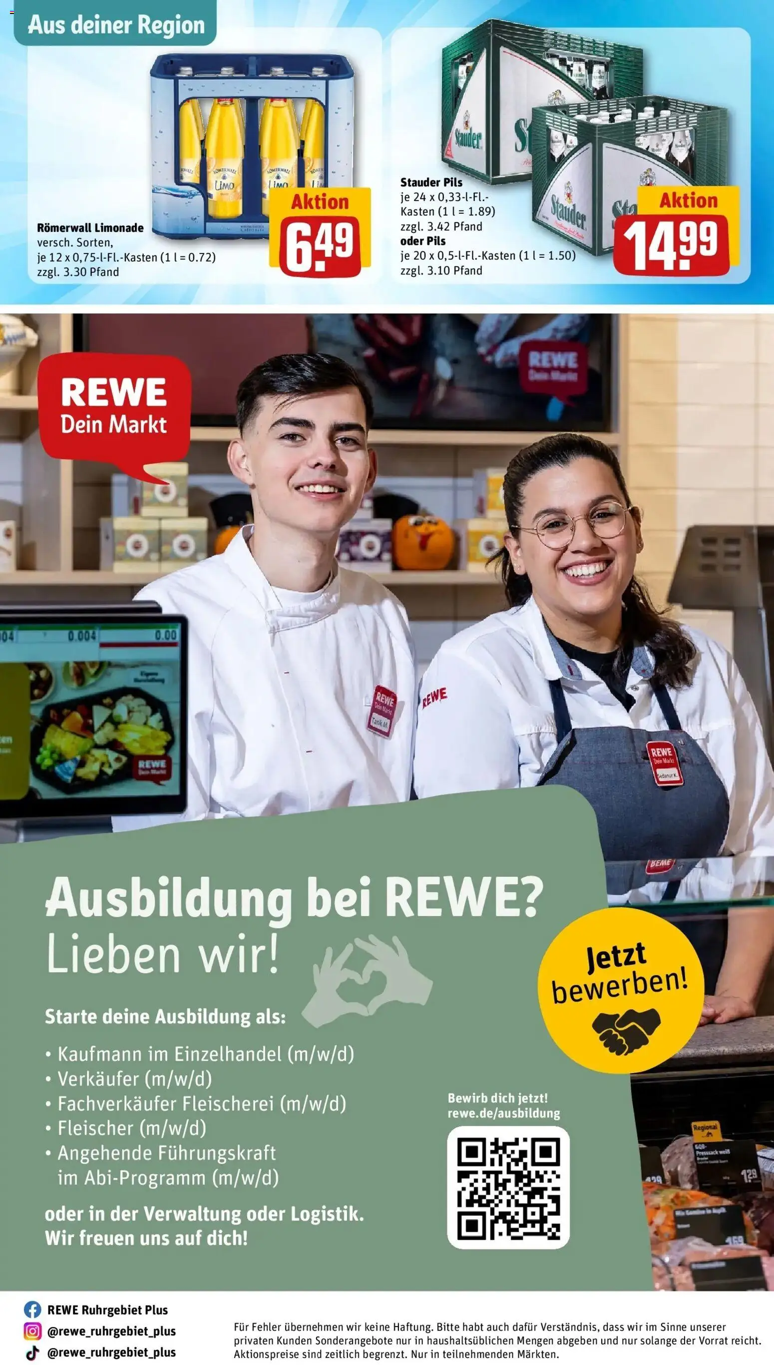 Rewe Prospekt Waltrop	 – gültig ab 12.04.2026 | Seite: 29 | Produkte: Pils, Limonade