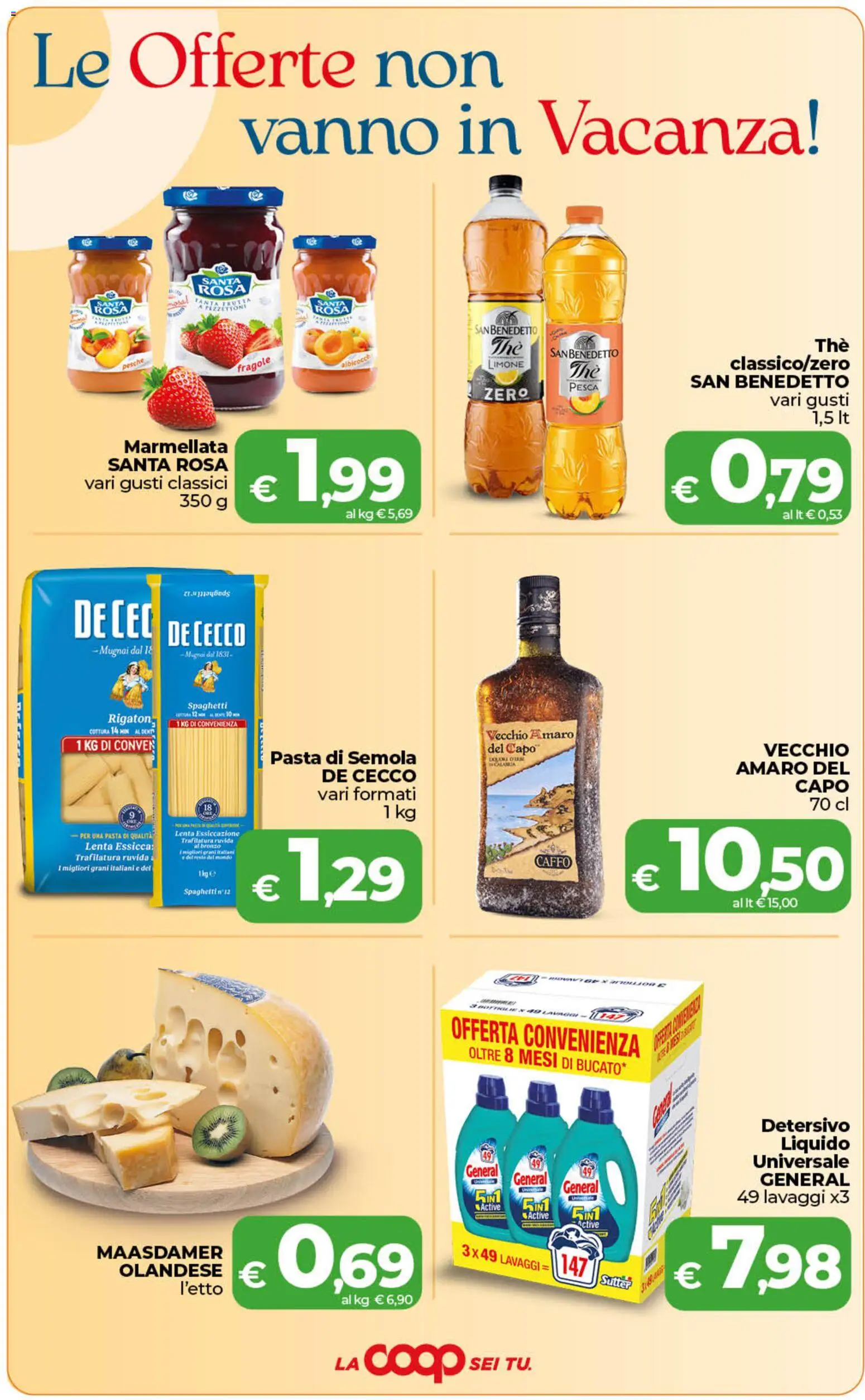 Volantino COOP del 21/07/2026 | Pagina: 3 | Prodotti: Fragole, Frutta, Limone, Pasta