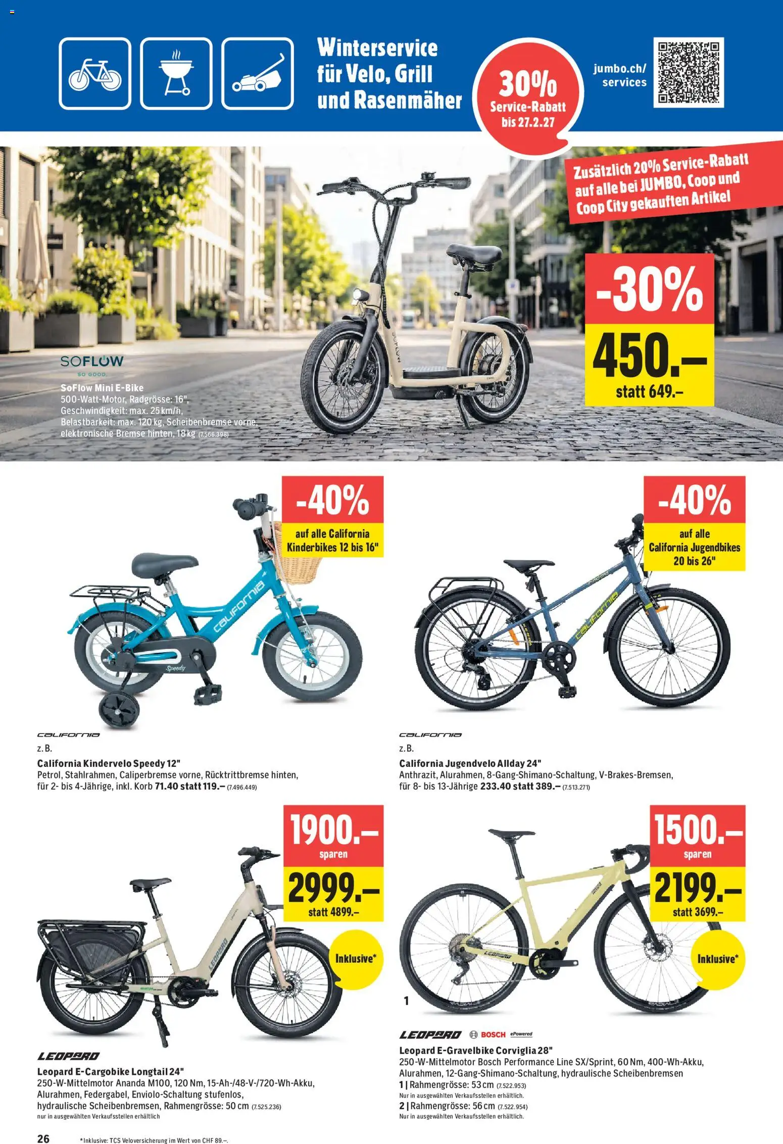 Jumbo aktionen – gültig ab 08.10.2026 | Seite: 26 | Produkte: Korb, Rasenmäher, Grill, Bosch