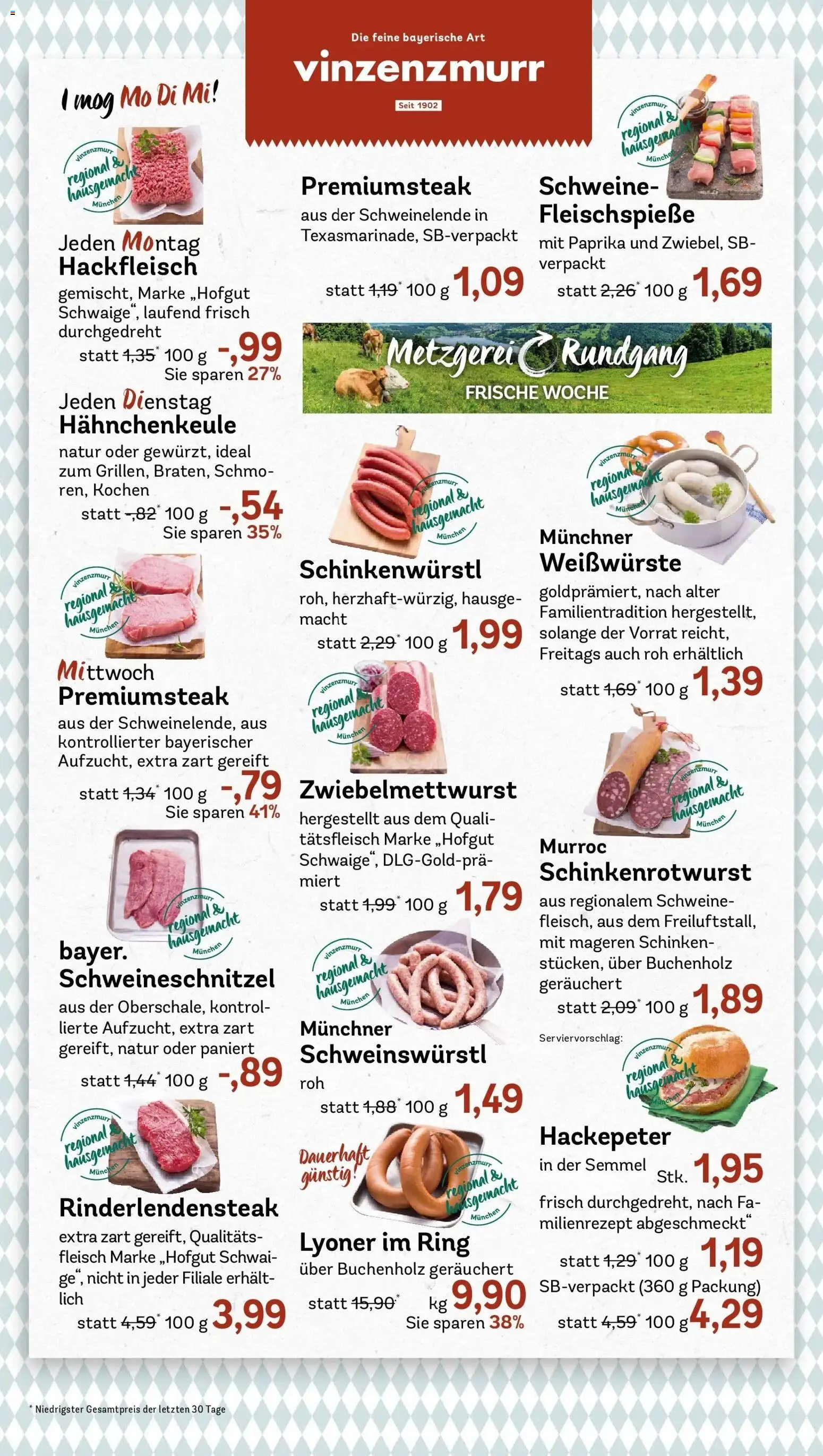 Rewe Prospekt Ebersberg – gültig ab 10.08.2026 | Seite: 6 | Produkte: Paprika, Schweinelende, Fleisch, Hackfleisch