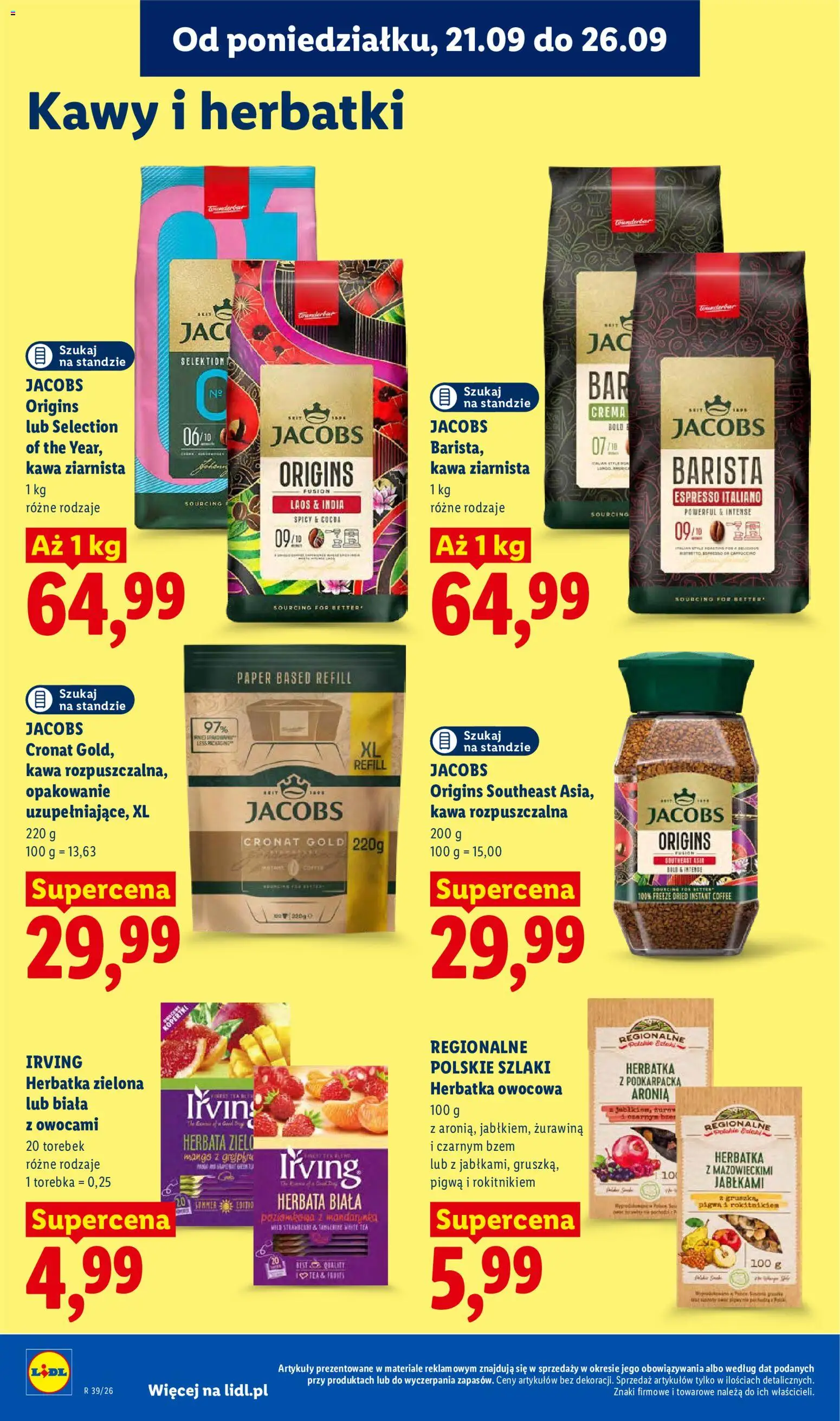 Lidl Polsko leták od 21.09.2026 | Strana: 72 | Produkty: Mango, Jacobs