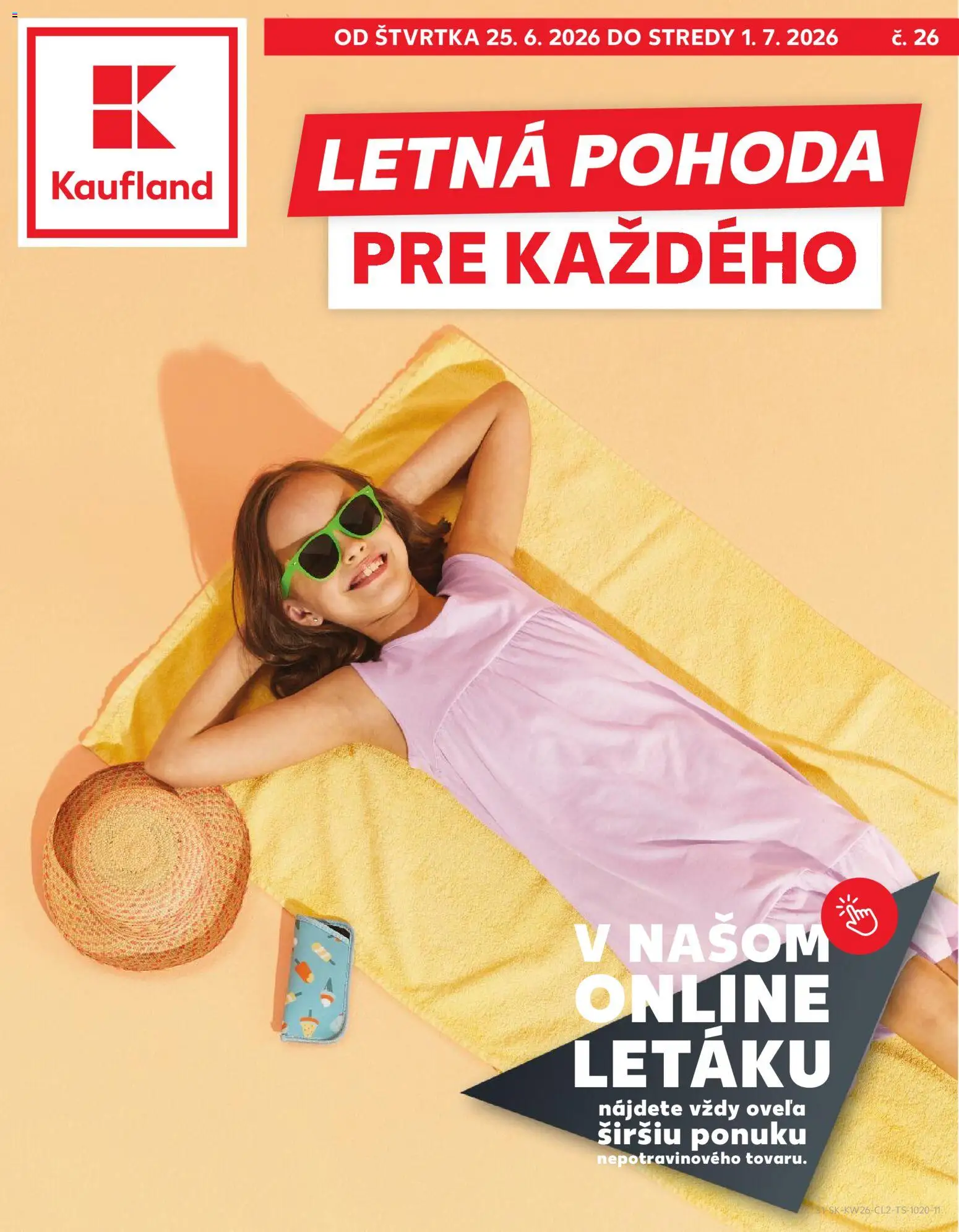 Kaufland SK akciós ujság - amely érvényes a következő dátumtól: 2026.06.25. | Oldal: 1