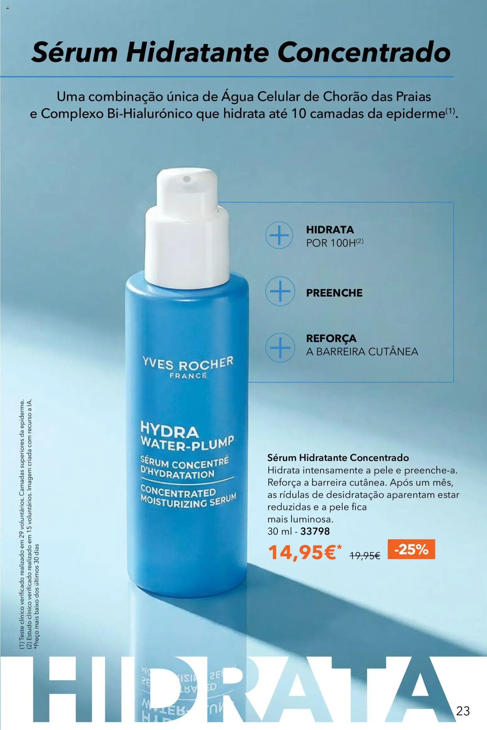 Yves Rocher catálogo 8 │ válido de 03.06.2026 | Página: 23 | Produtos: Agua, Sérum