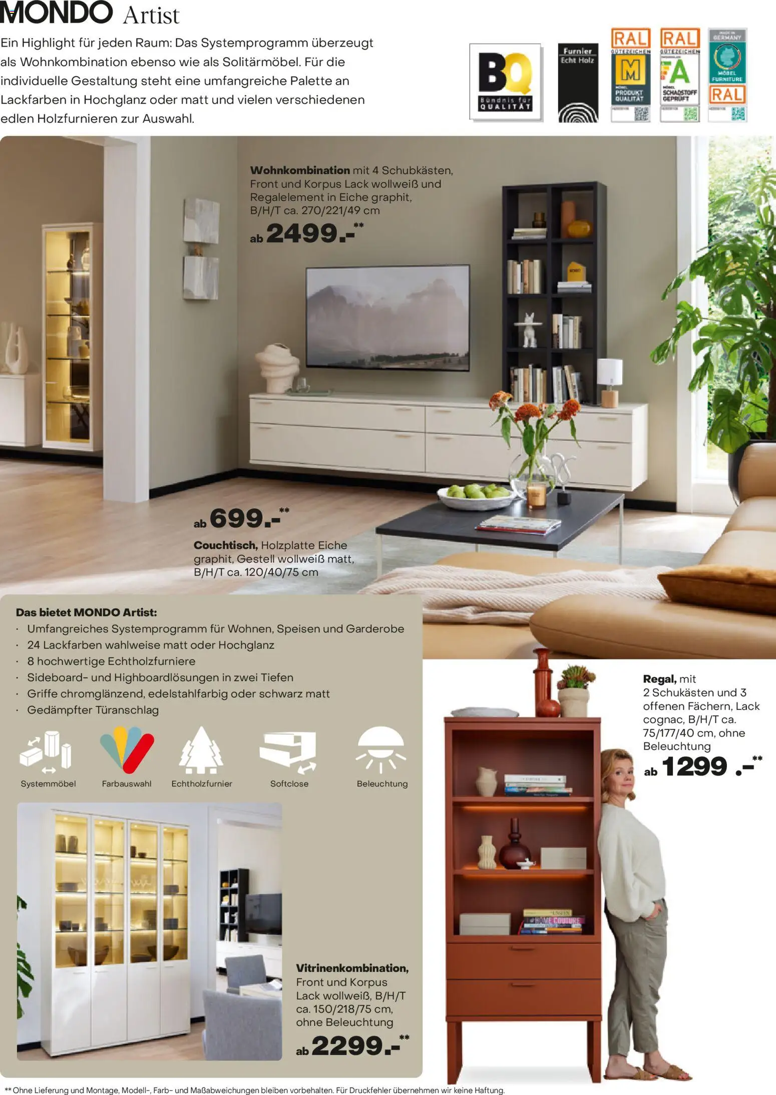 Ostermann Mondo Herbstprospekt 2026 – gültig ab 05.10.2026 | Seite: 4 | Produkte: Sideboard