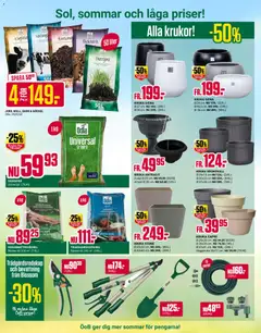 ÖoB erbjudanden - Förhandsvisning av reklamblad från butik ÖoB aktuell från 22/06/2026 | Sida: 7 | Produkter: Vattenkanna, Gräsmattegödsel, Kogödsel, Täckbark