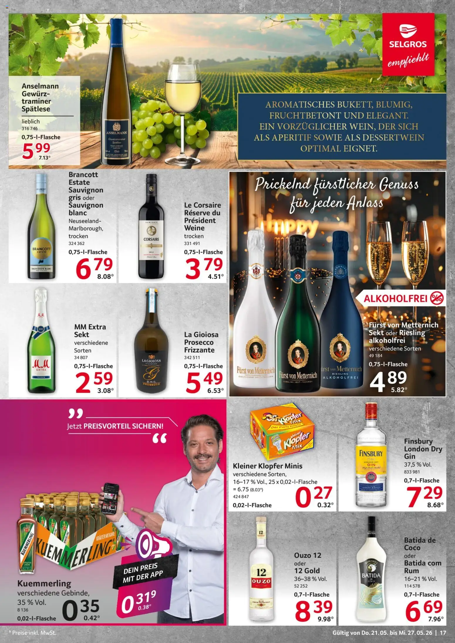 Selgros Prospekt 	 – gültig ab 21.05.2026 | Seite: 17