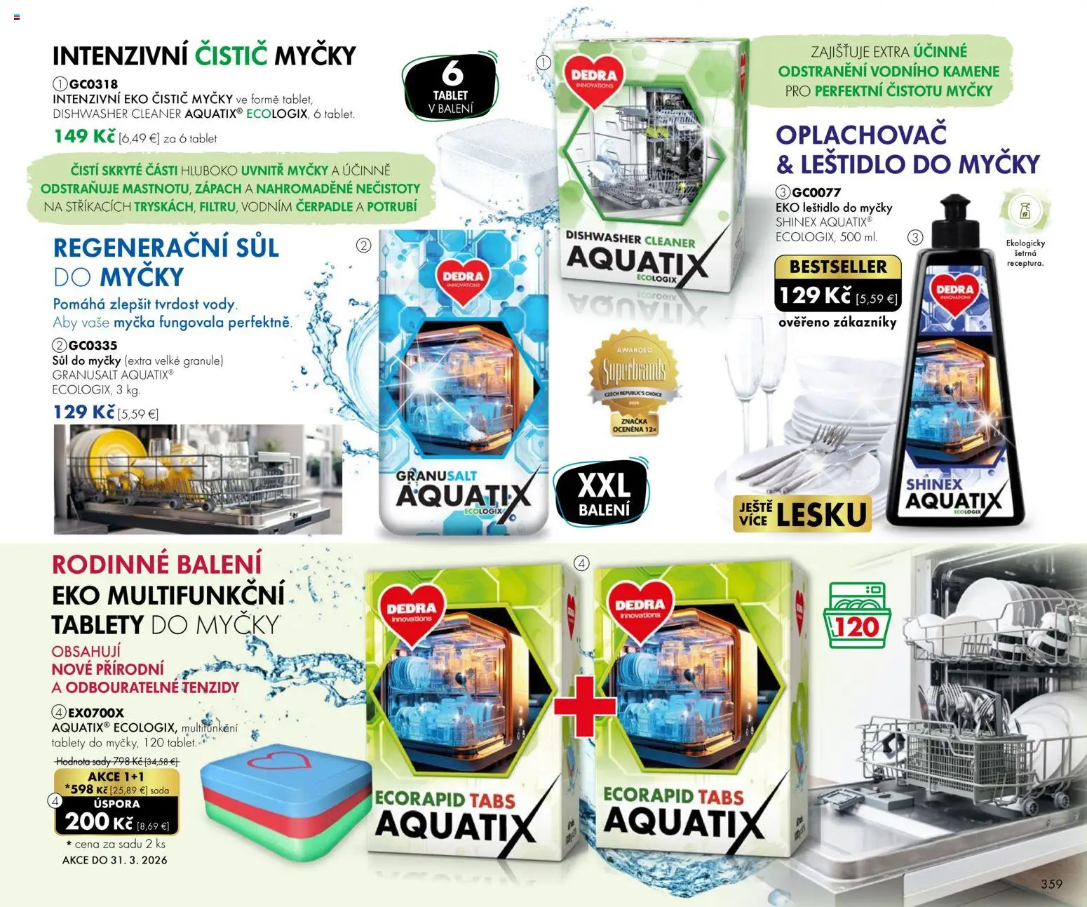 Nové Dedra akcie – leták je platný od 01.03.2026 | Strana: 59 | Produkty: Tablet, Granule