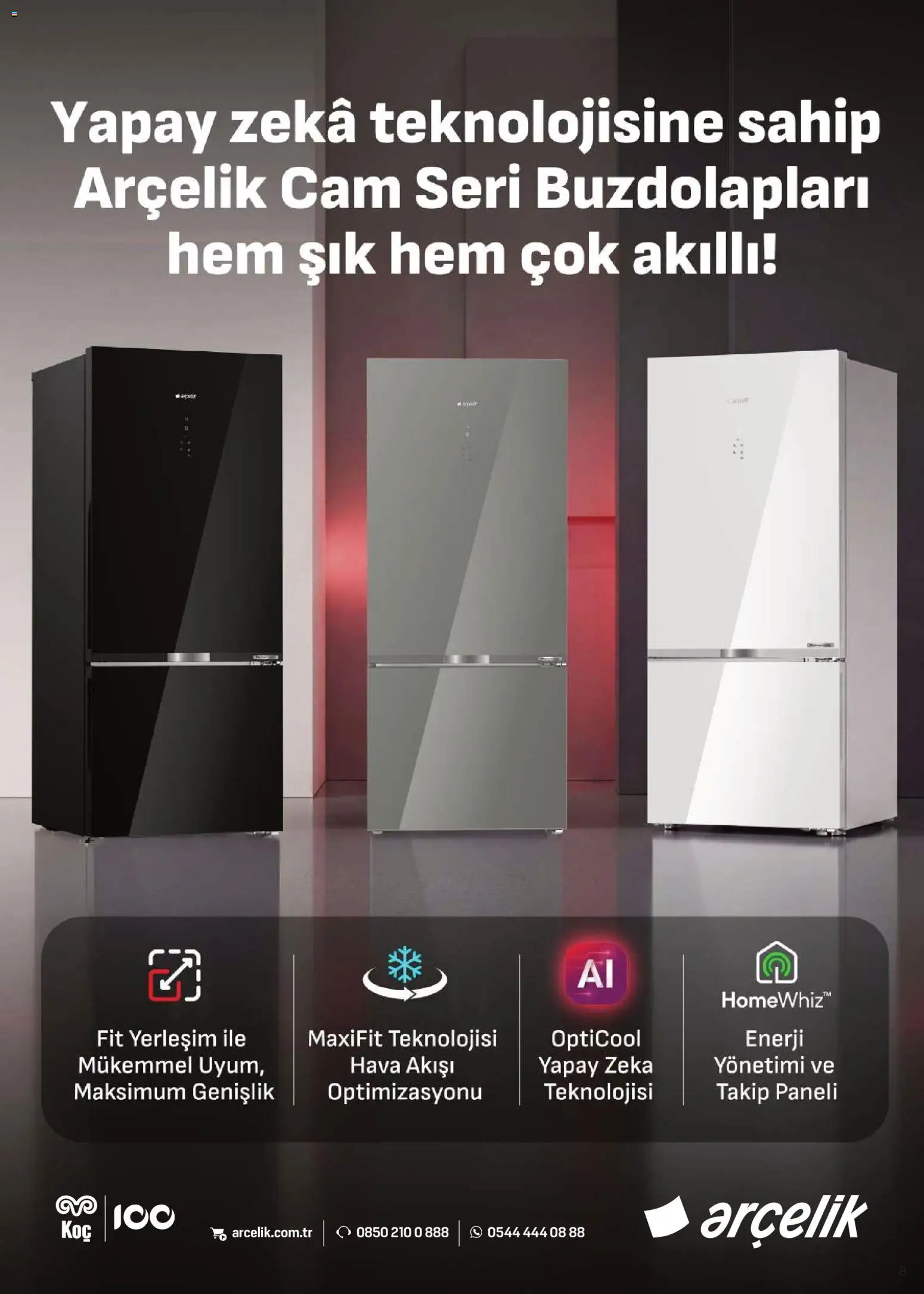 Arçelik Katalog - 01 Ağustos 2026 tarihinden itibaren geçerlidir | Sayfa: 8