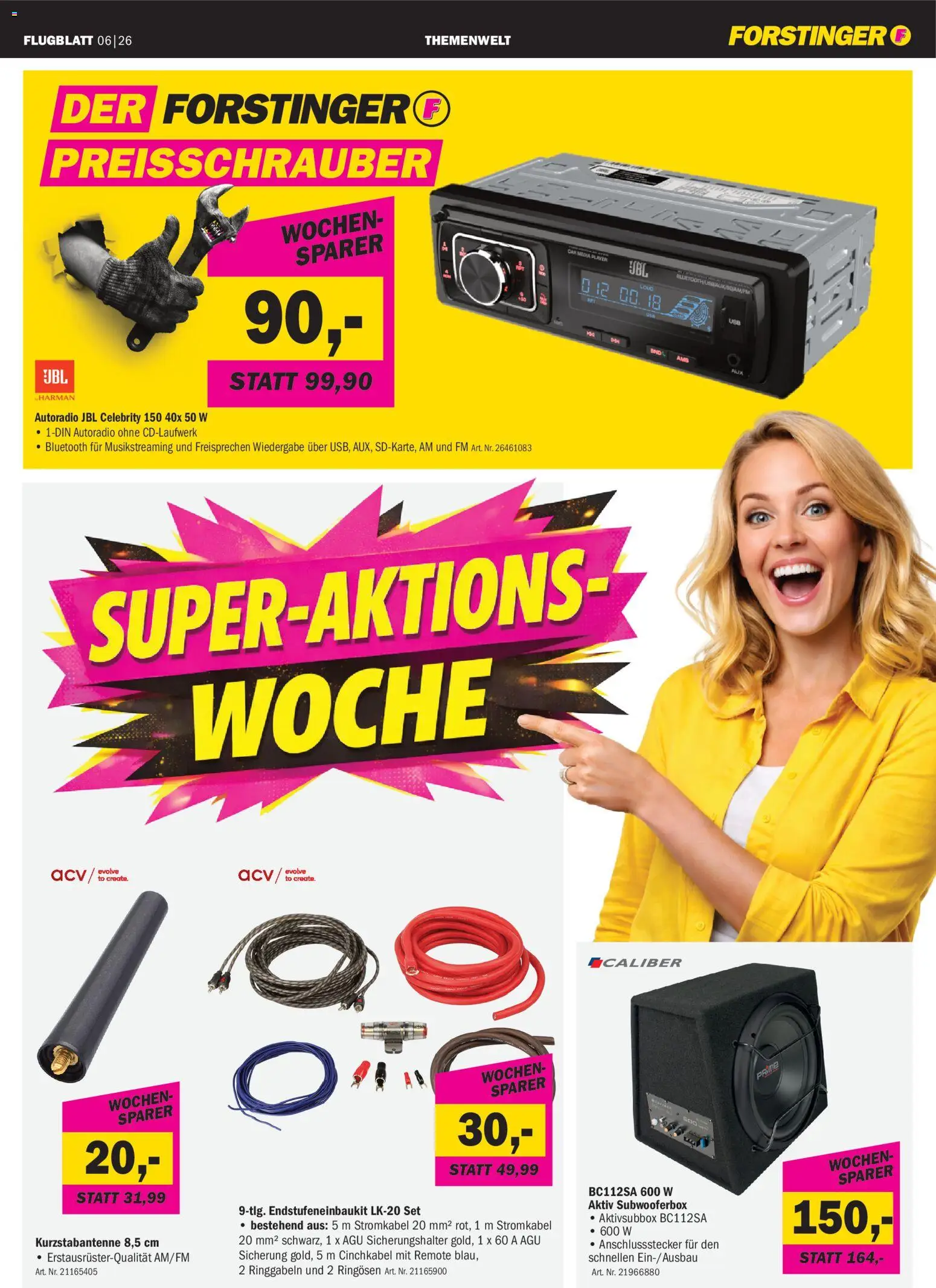 Forstinger Flugblatt gültig ab 15.06.2026 | Seite: 3 | Produkte: Player