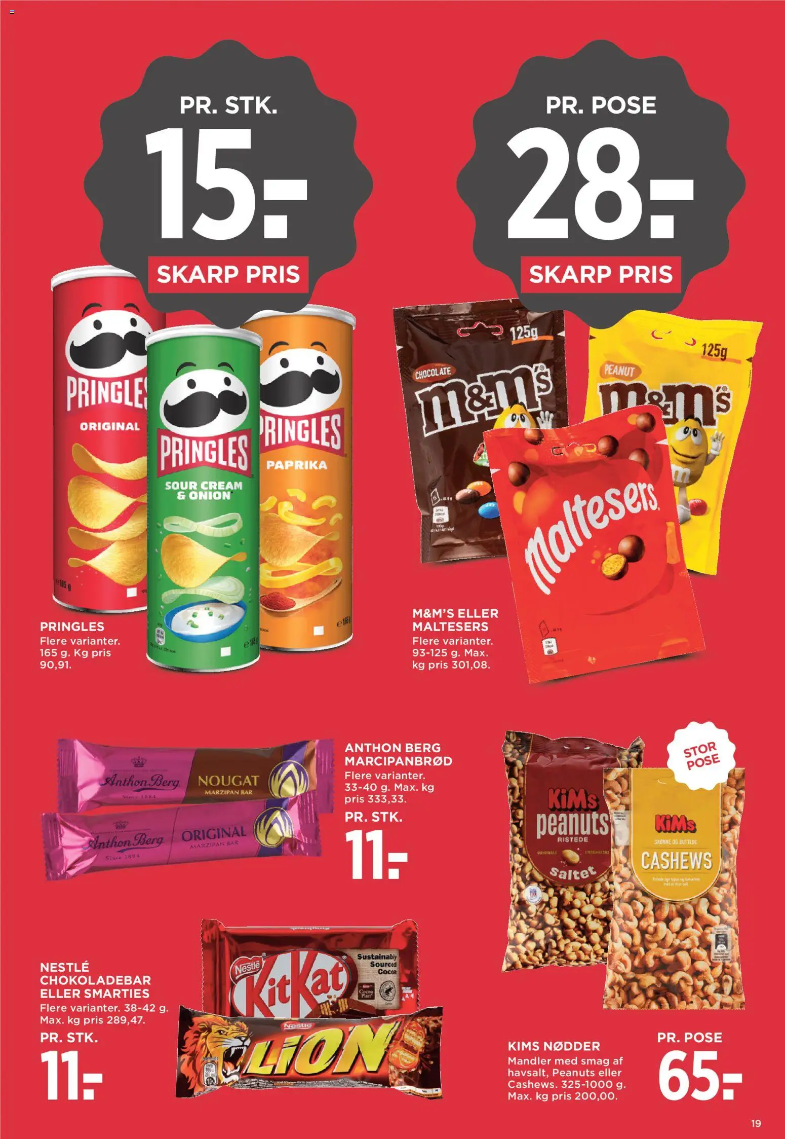 Meny tilbudsavis – gyldig fra 21/08/2026 | Side: 30 | Produkter: Nødder, Peanuts, Mandler, Paprika