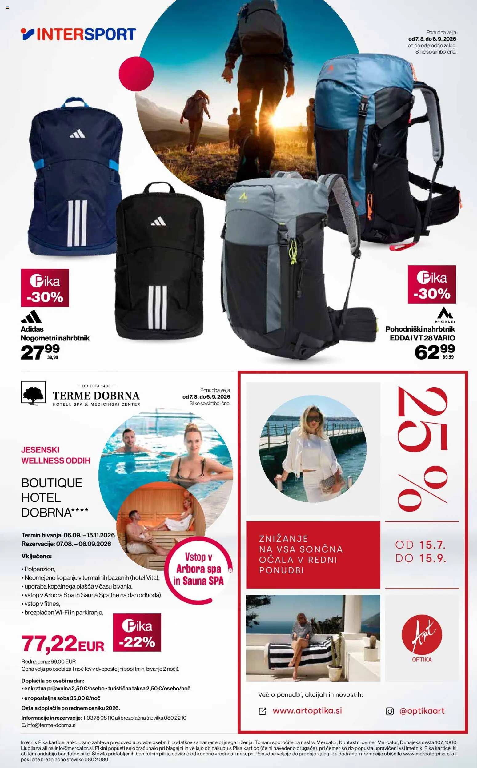 Novi Mercator katalog ponudbe – veljaven od 07.08.2026 | Stran: 2 | Izdelki: Nahrbtnik, Ocala