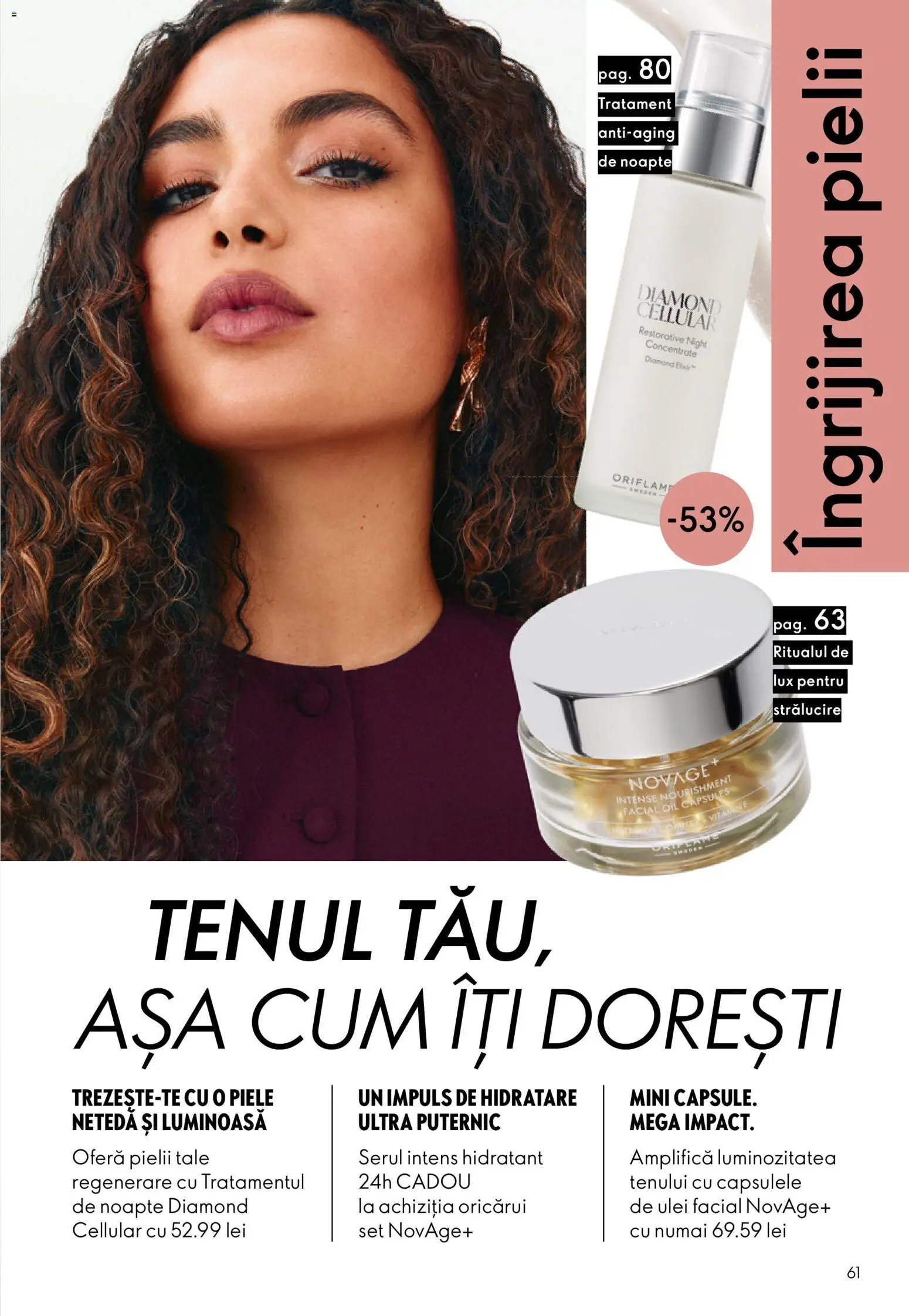 Noul catalog Oriflame – valabil de la 09.09.2026 | Pagină: 61 | Produse: Ulei