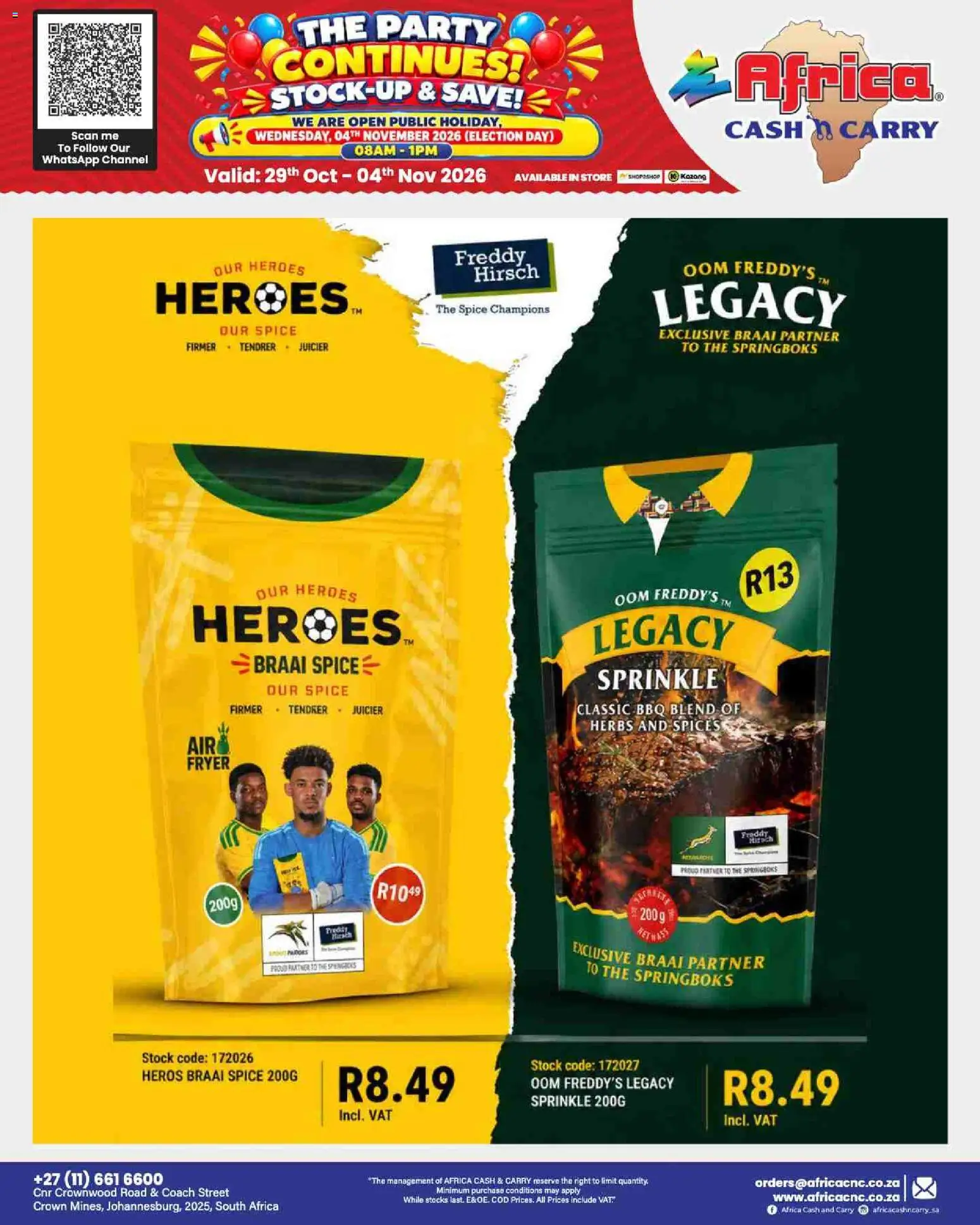 New Africa Cash & Carry catalogue – valid from 29/10/2026 | Page: 36