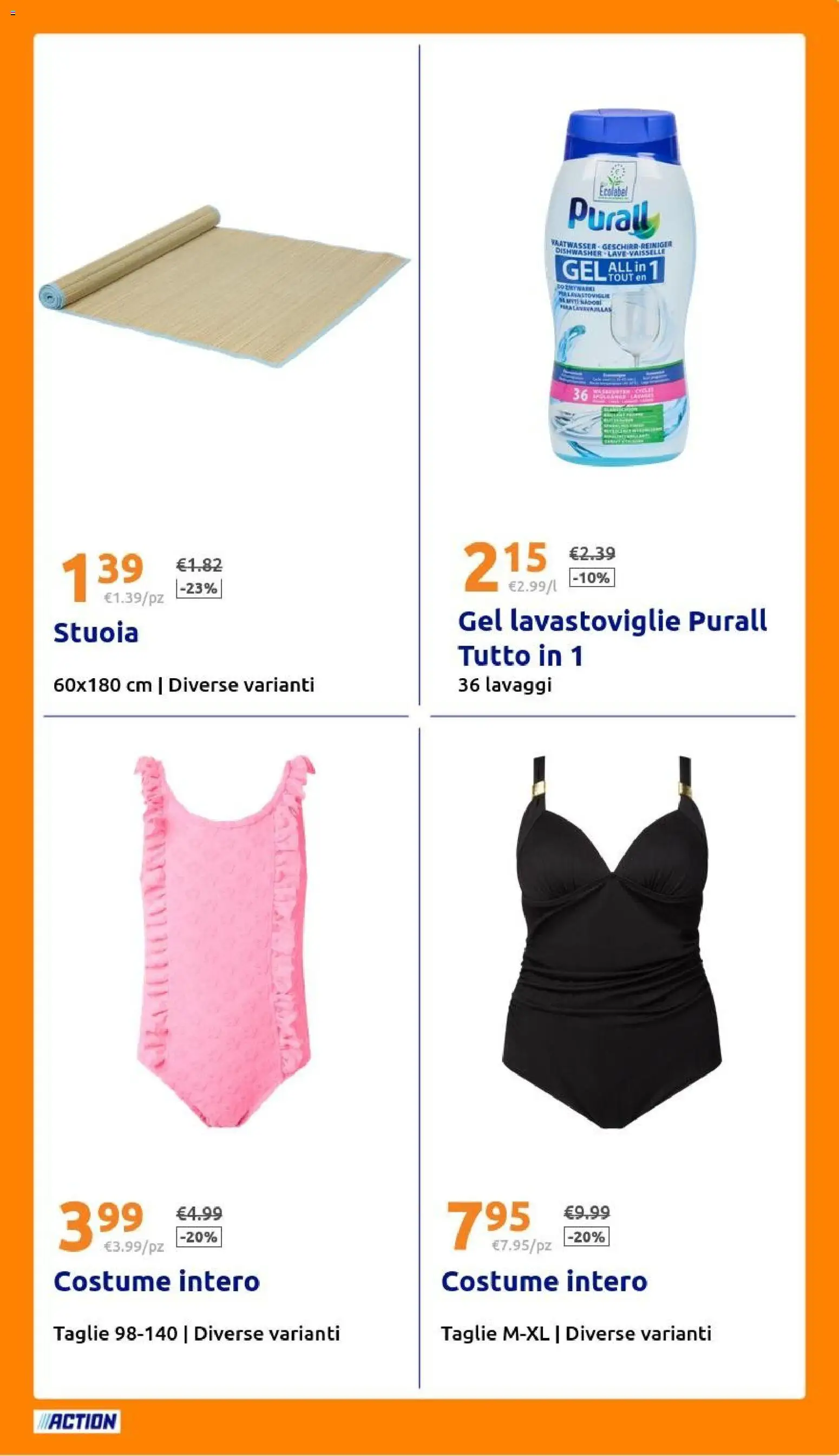 Volantino Action del 08/07/2026 | Pagina: 19 | Prodotti: Lavastoviglie