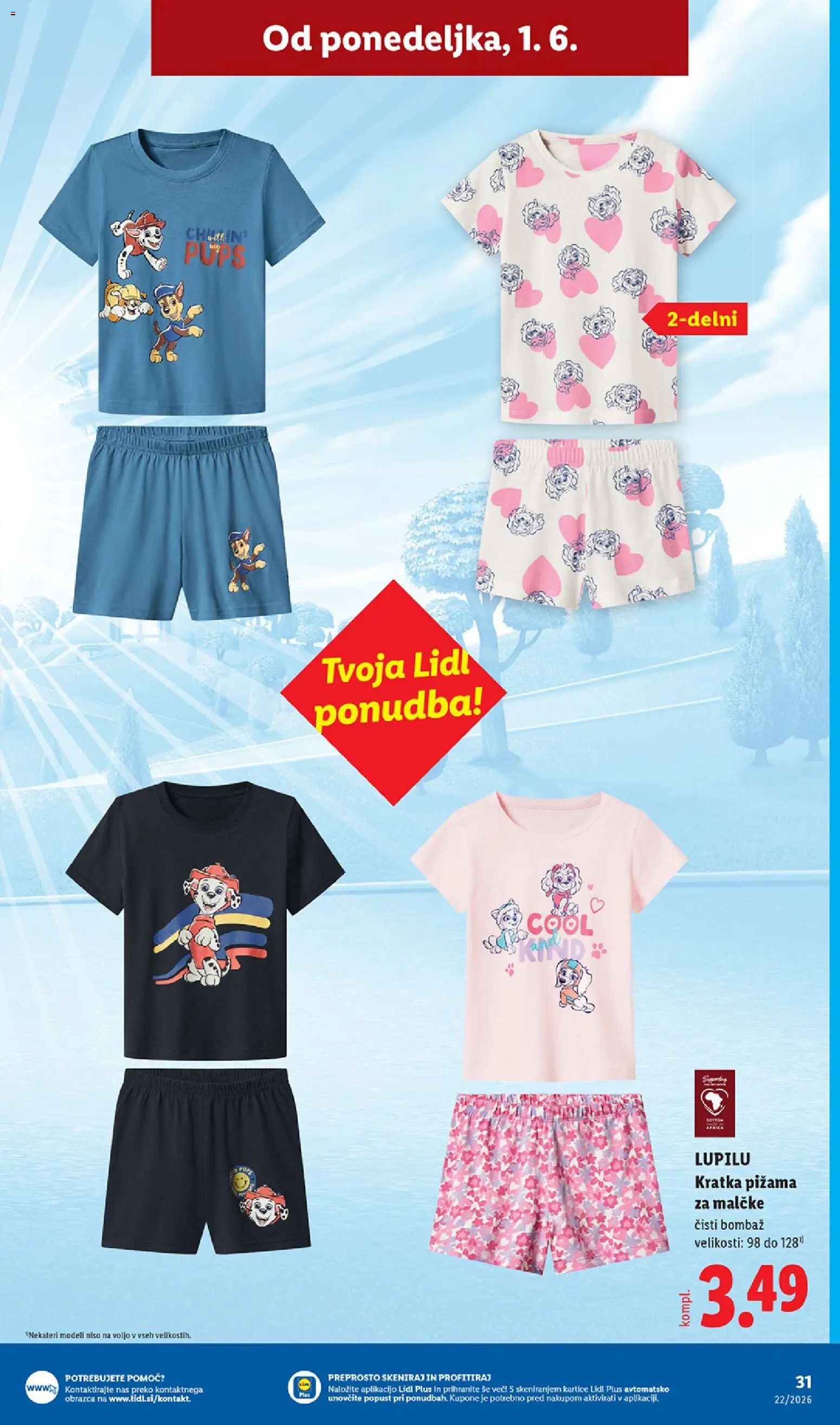 Novi Lidl katalog ponudbe – veljaven od 28.05.2026 | Stran: 65 | Izdelki: Pižama