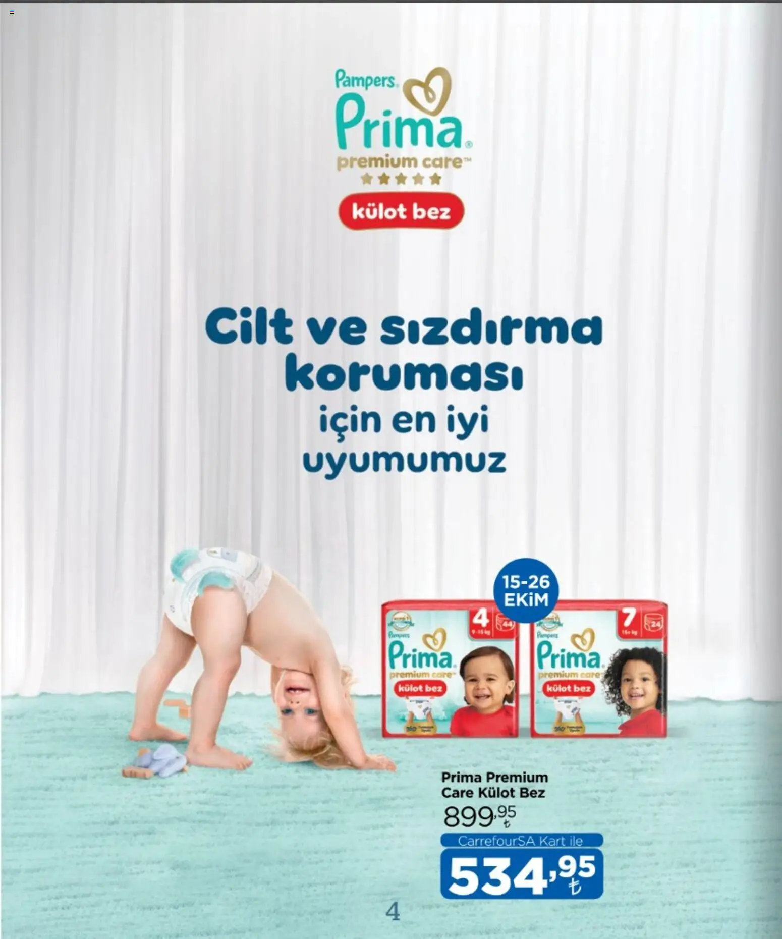 CarrefourSA - Katalog Bebek - 12 Ekim 2026 tarihinden itibaren geçerlidir | Sayfa: 4 | Ürünler: Külot