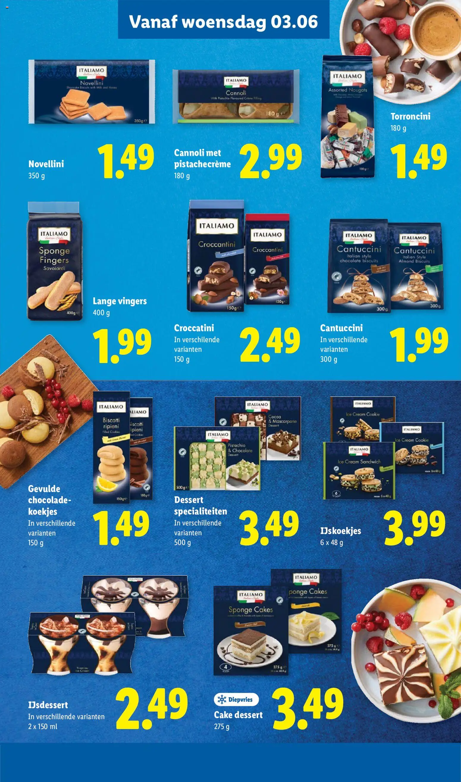 {H1} | Pagina: 32 | Producten: Chocolade, Koekjes, Biscotti, Cake