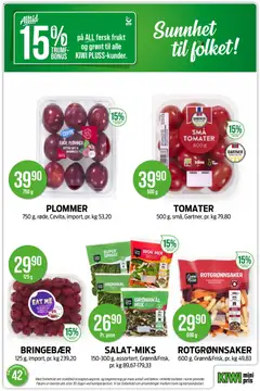 Forhåndsvisning av TOMATER, 500 g, små, Gartner gyldig fra 12/10/2026 | Side: 19