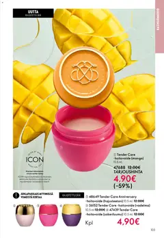 Oriflame-mainoslehti voimassa 22.04.2026 alkaen | Sivu: 103 | Tuotteet: Vadelma, Mango