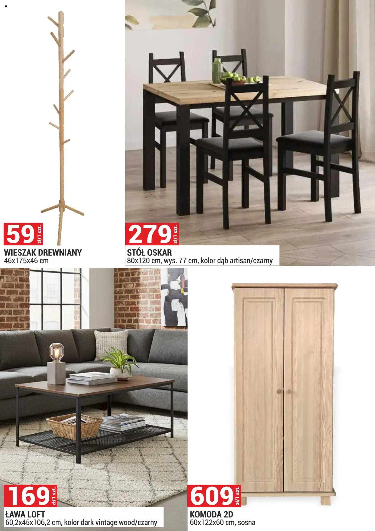 Merkury Market gazetka - Meble, Wypoczynki, Materace od 01.08.2026 | Strona: 31 | Produkty: Komoda, Stół, Wieszak