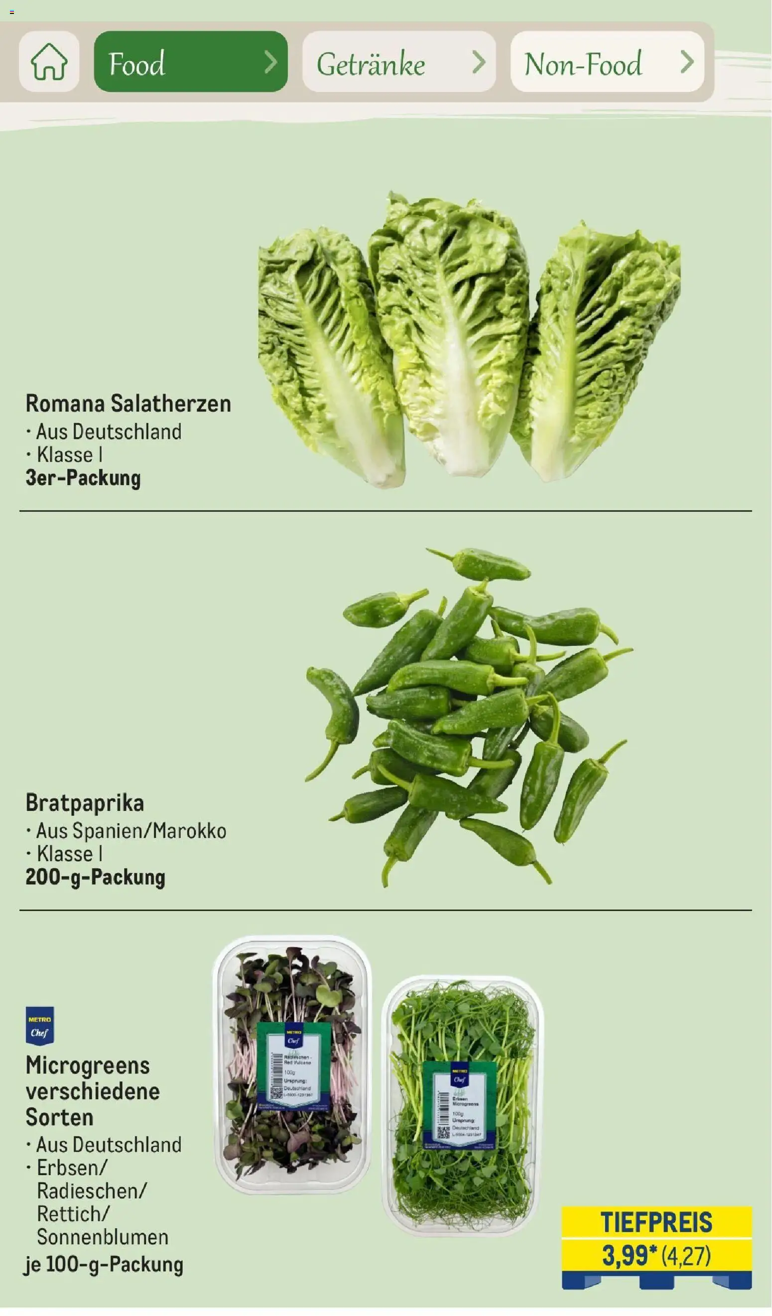 Metro Saisonkatalog Outdoor Dining – gültig ab 01.06.2026 | Seite: 15