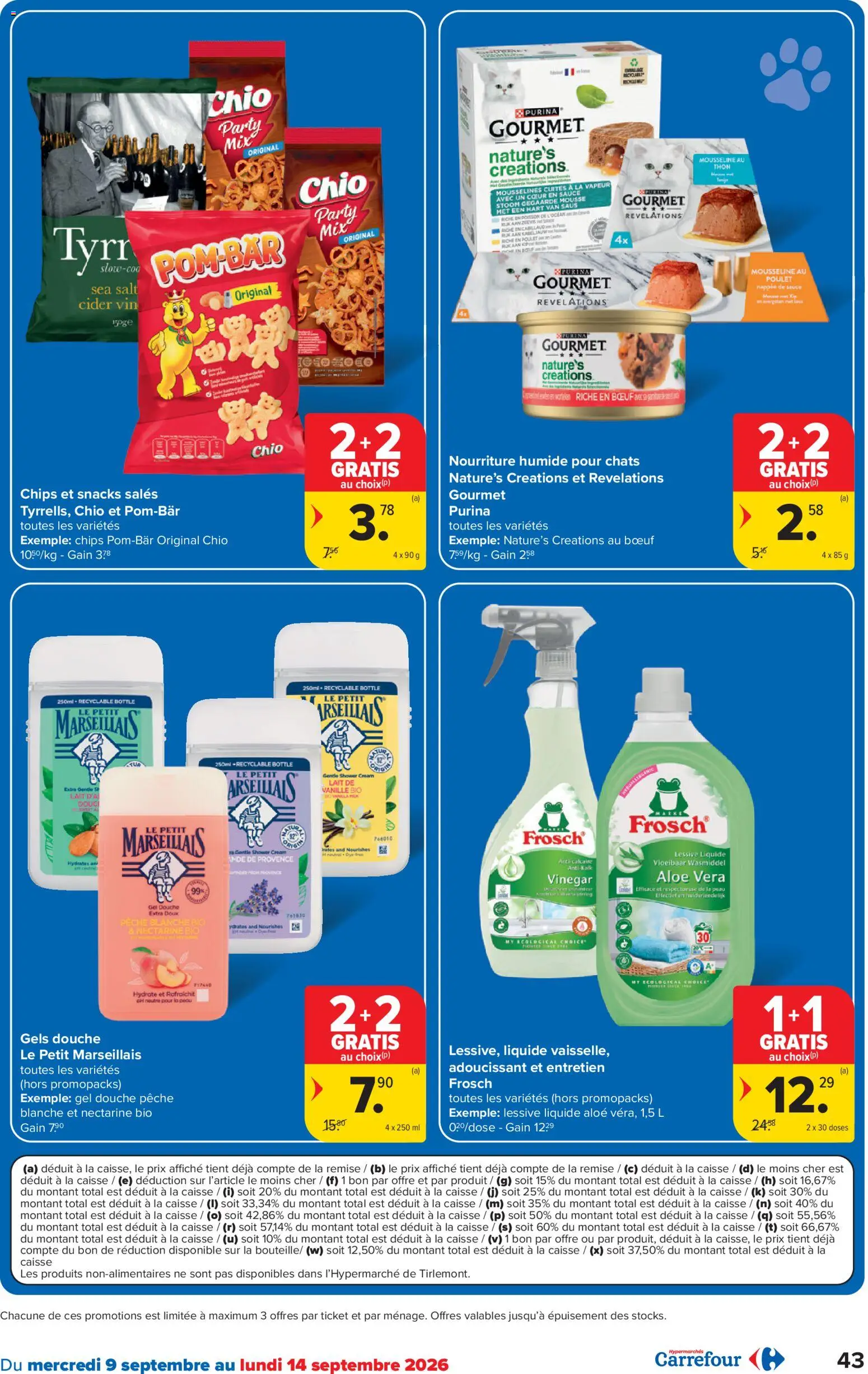 {H1} | Pagina: 43 | Producten: Chips, Saus, La, Gels