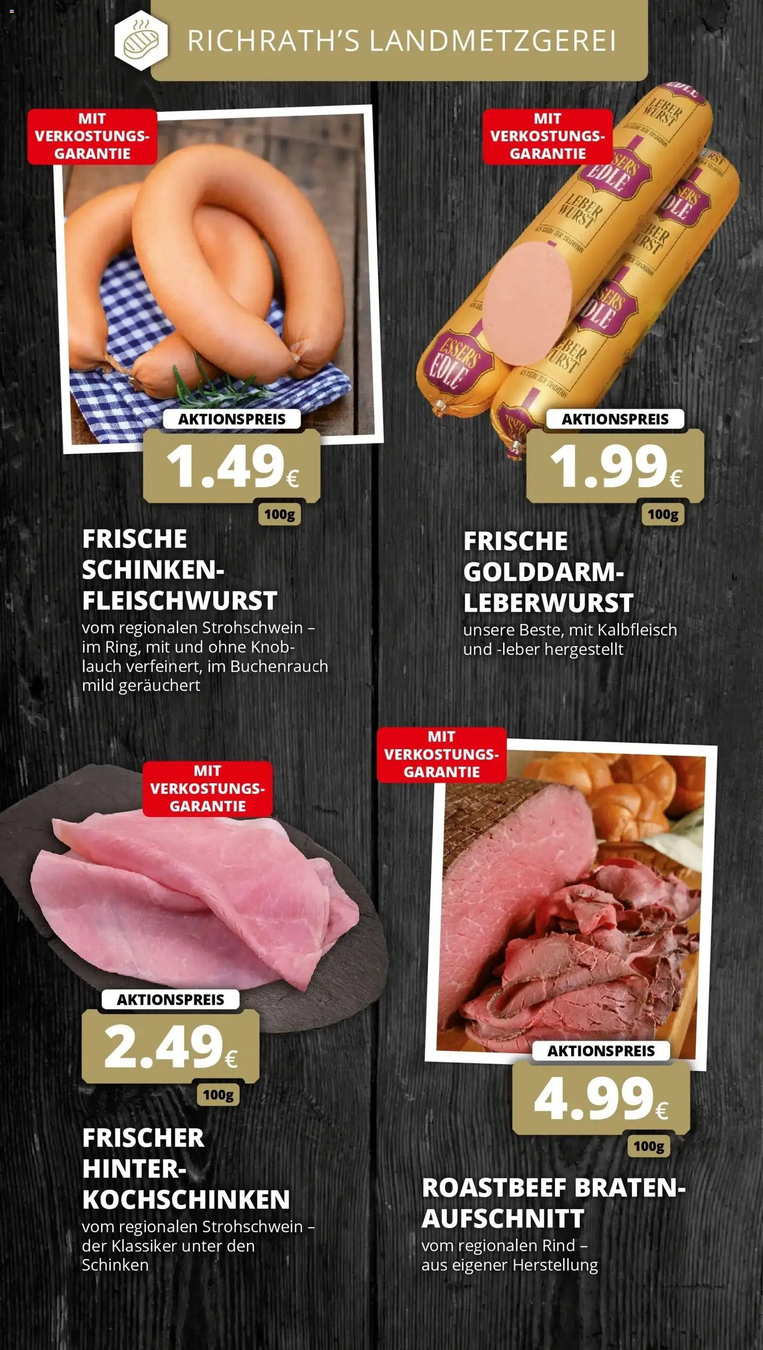 REWE Prospekt ab 14.09.2026 zum Blättern » Angebote | Seite: 15 | Produkte: Roastbeef, Wurst, Schinken, Lauch