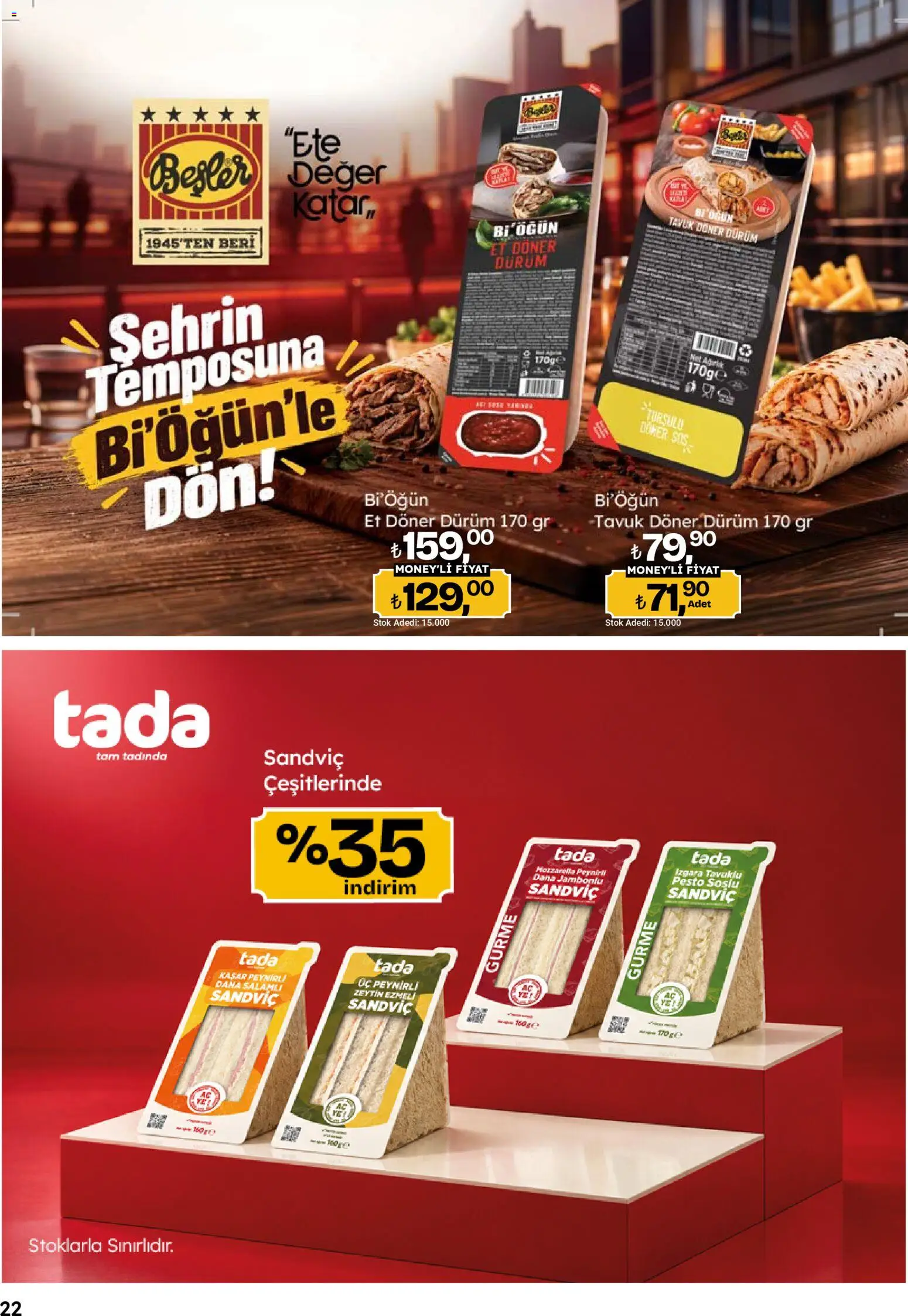 Migros Katalog - 5M Migroskop Dijital - 08 Ekim 2026 tarihinden itibaren geçerlidir | Sayfa: 22 | Ürünler: Döner, Pesto, Et, Izgara